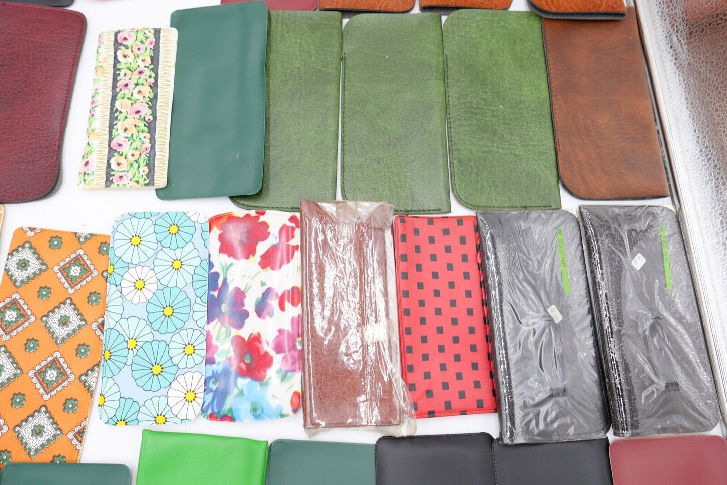 52x Brillen Etui 1970er 1980er Jahre original Retro Vintage Posten Konvolut NEU - Antikhandel-Stuttgart