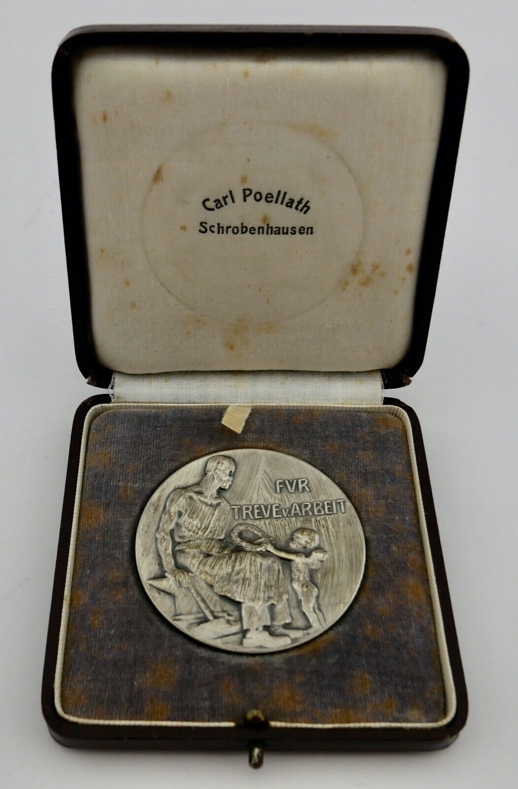 MANNHEIM SÜDWESTDEUTSCHER INDUSTRIELLER VERBAND " FÜR TREUE IN DER ARBEIT " - Antikhandel-Stuttgart