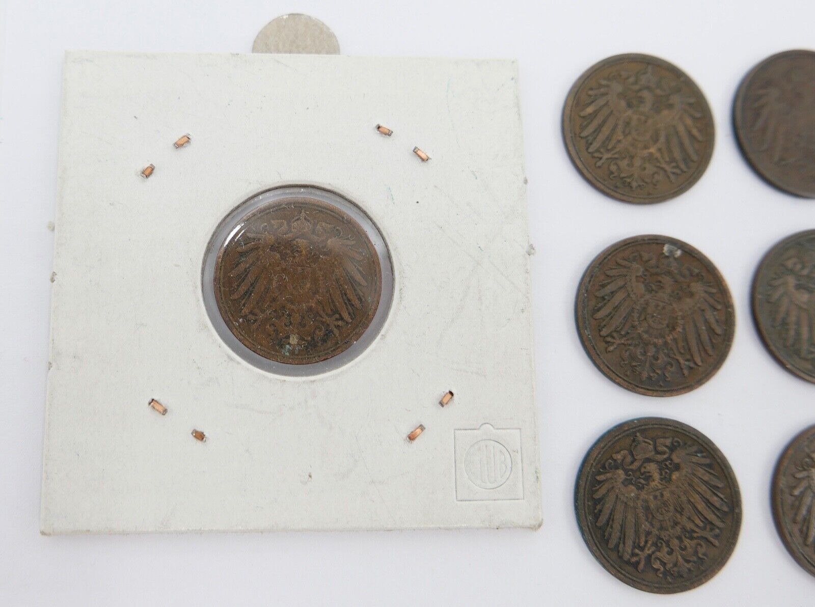 16x 1 Pfennig 1893 - 1914 Konvolut LOT Jäger J.10 s-vz - Antikhandel-Stuttgart