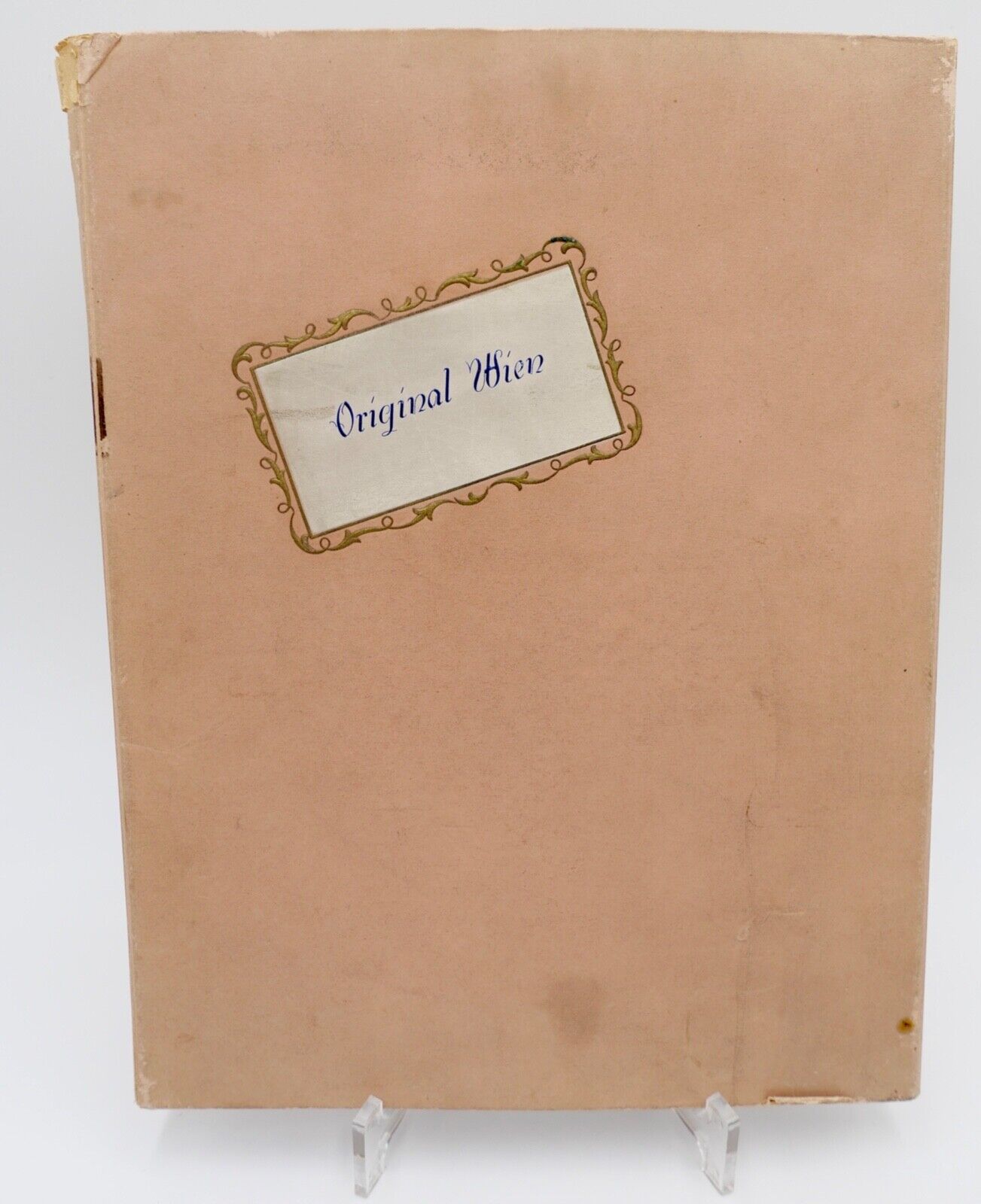 um 1900 Original Wien Wilhelm Büttel Frankfurt am Main Briefpapier Mappe - Antikhandel-Stuttgart