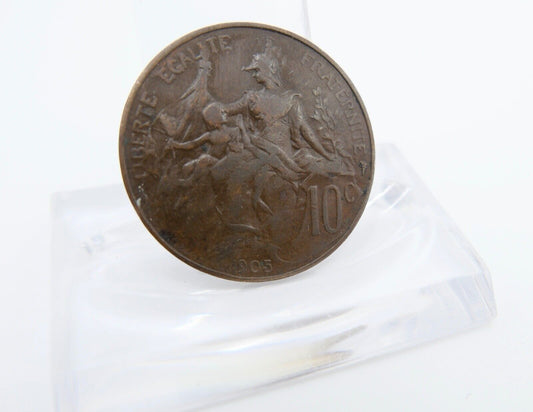 10 Centimes 1905 Frankreich Dritte Republik VZ - Antikhandel-Stuttgart