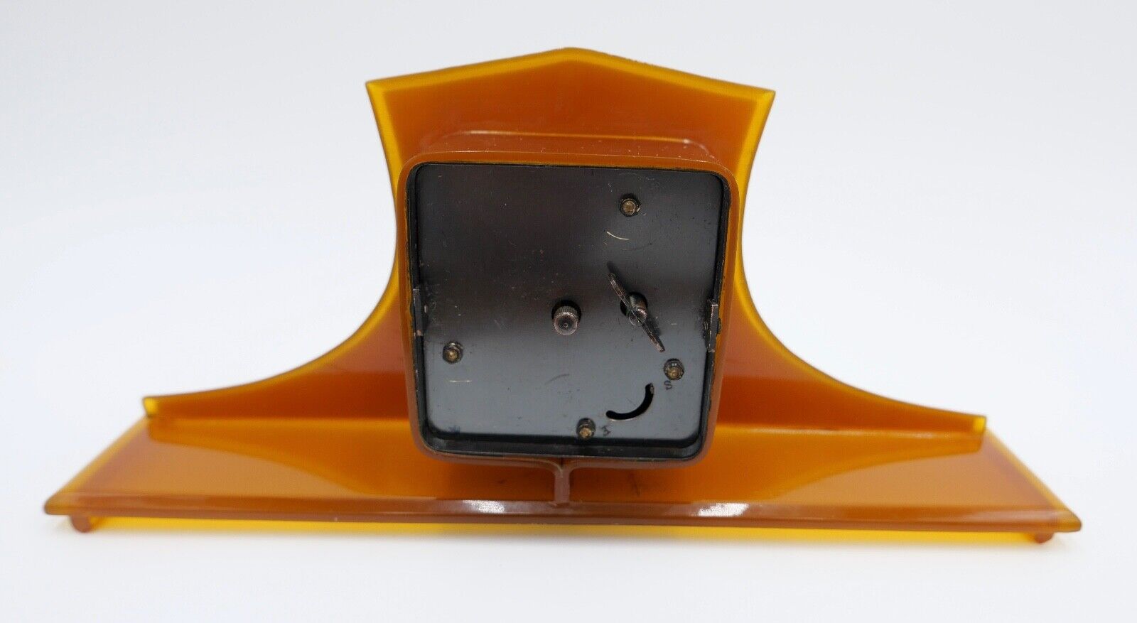 Altes Frisierset Bakelit / Zelluloid ART DECO 1930er Tischuhr TRUE TIME TELLERS - Antikhandel-Stuttgart