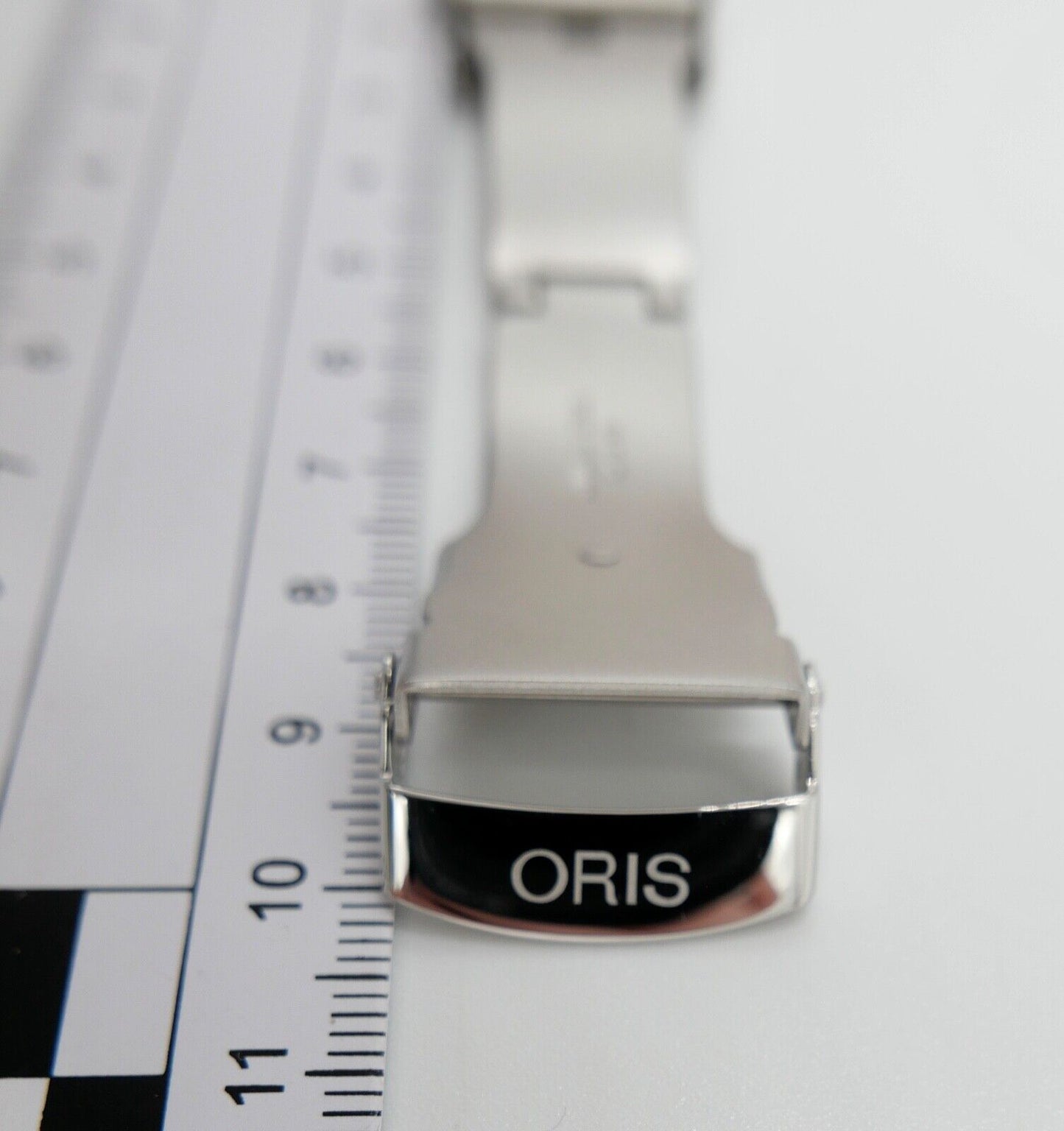 Original ORIS Faltschließe EDELSTAHL GEBÜRSTET 30 18 40 Armbanduhr 18mm NEU - Antikhandel-Stuttgart