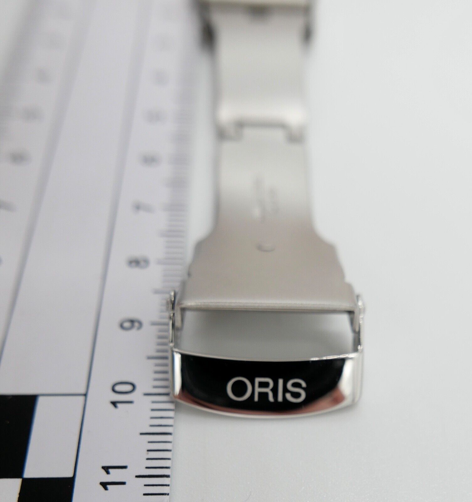Original ORIS Faltschließe EDELSTAHL GEBÜRSTET 30 18 40 Armbanduhr 18mm NEU - Antikhandel-Stuttgart