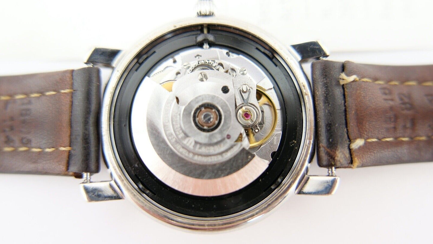 Maurice Lacroix Pontos 09777 Automatic Herren Uhr Day Date Edelstahl Eta 2836-2 - Antikhandel-Stuttgart