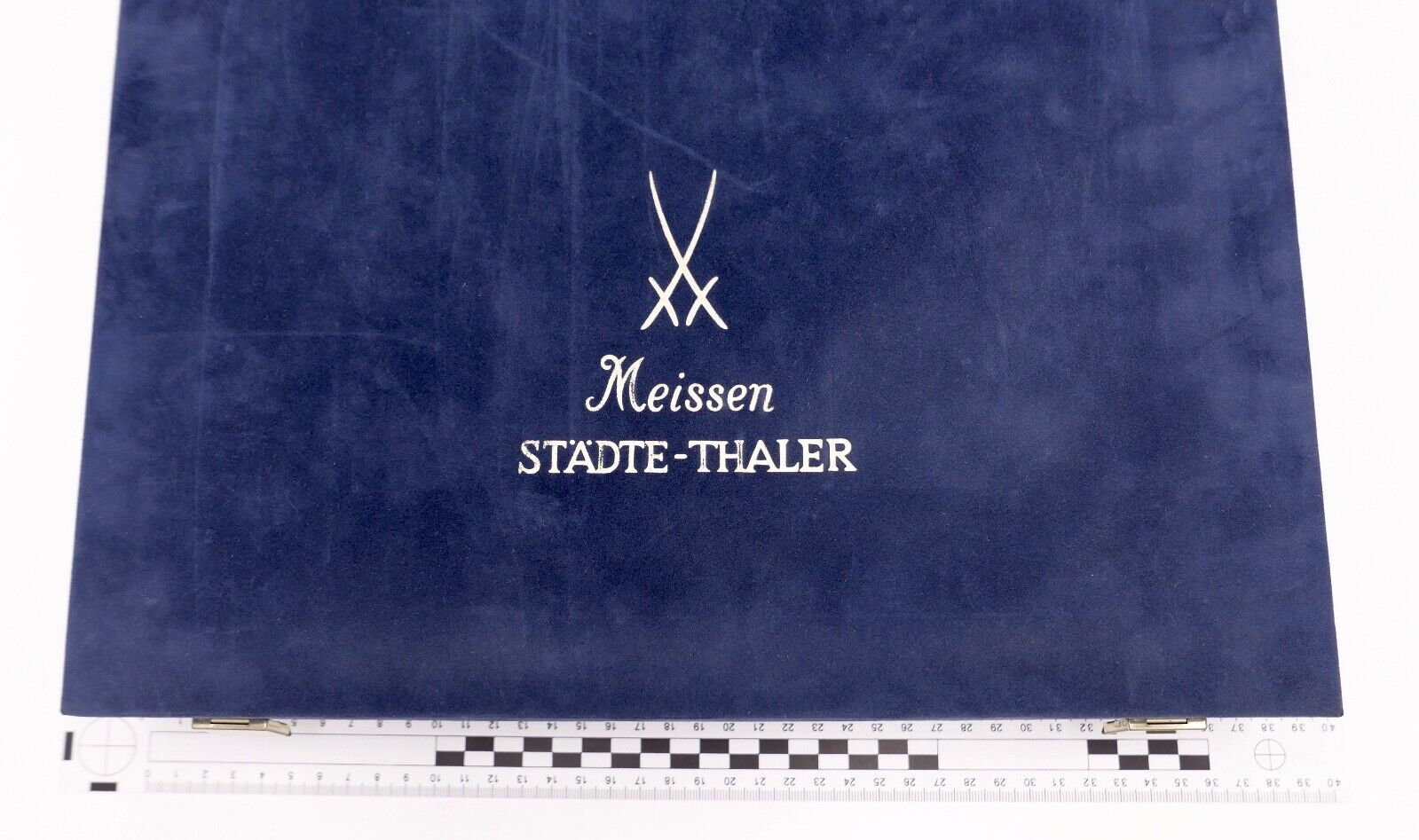 MEISSEN Sammelbox Städte Thaler & berühmte Persönlichkeiten Sammlung Medaillen - Antikhandel-Stuttgart