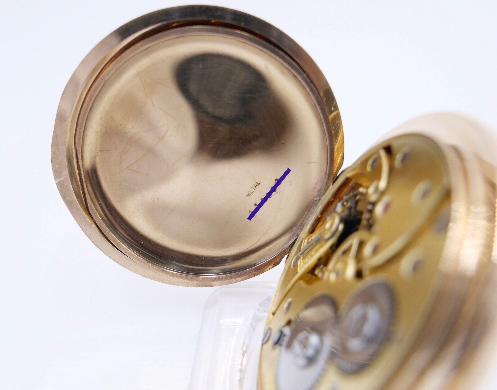 GP Girard Perregaux Taschenuhr 585 / 14K GOLD 51 mm Savonette inkl. Box - Antikhandel-Stuttgart