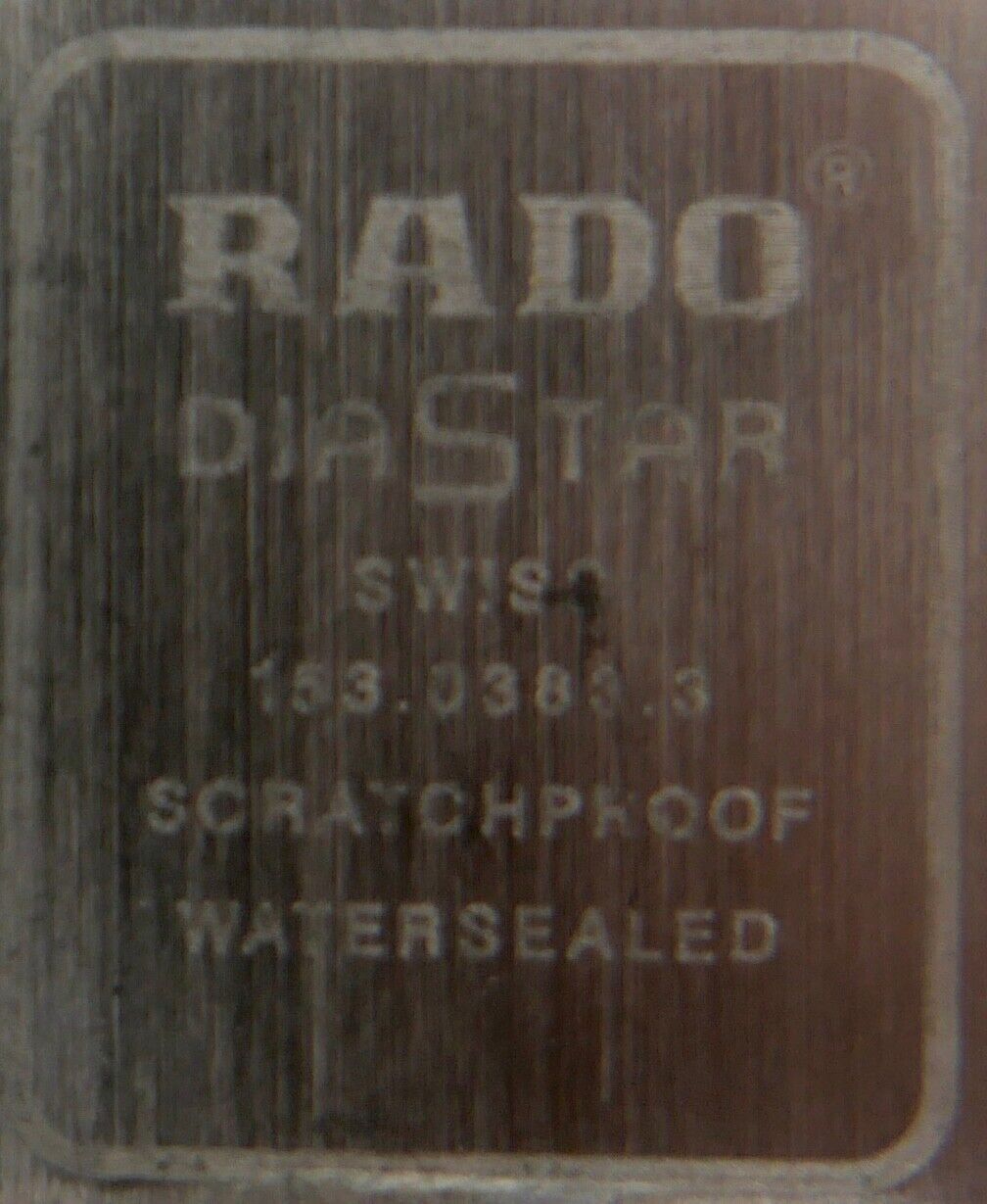 RADO Diastar Jubilé Damenuhr Ref. 153.0383.3 Keramik Gold Quartz Diamant 22x18mm - Antikhandel-Stuttgart