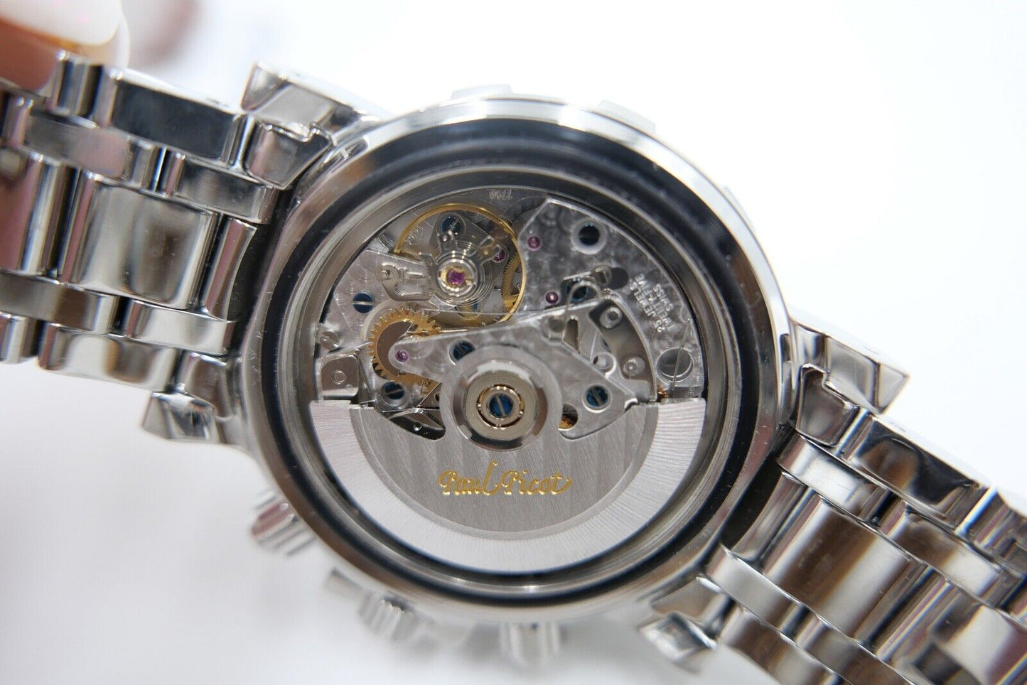 Paul Picot Yachtmann II Ref. 1027.SG Cal. 7750 Chronograph blaues Zifferblatt - Antikhandel-Stuttgart