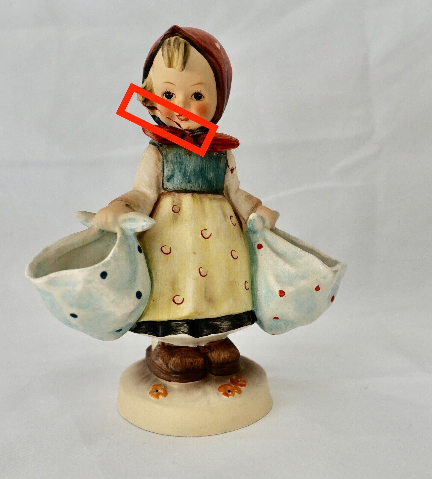 Orig Hummel Figur 175 " MARKT CHRISTEL " Goebel Porzellan 60-70 Mother's Darling - Antikhandel-Stuttgart