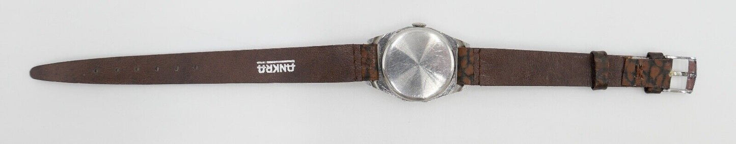 Moeris 1940er Jahre Art Deco Damenuhr Cal. 8 3/4 mit neuem Lederband - Antikhandel-Stuttgart