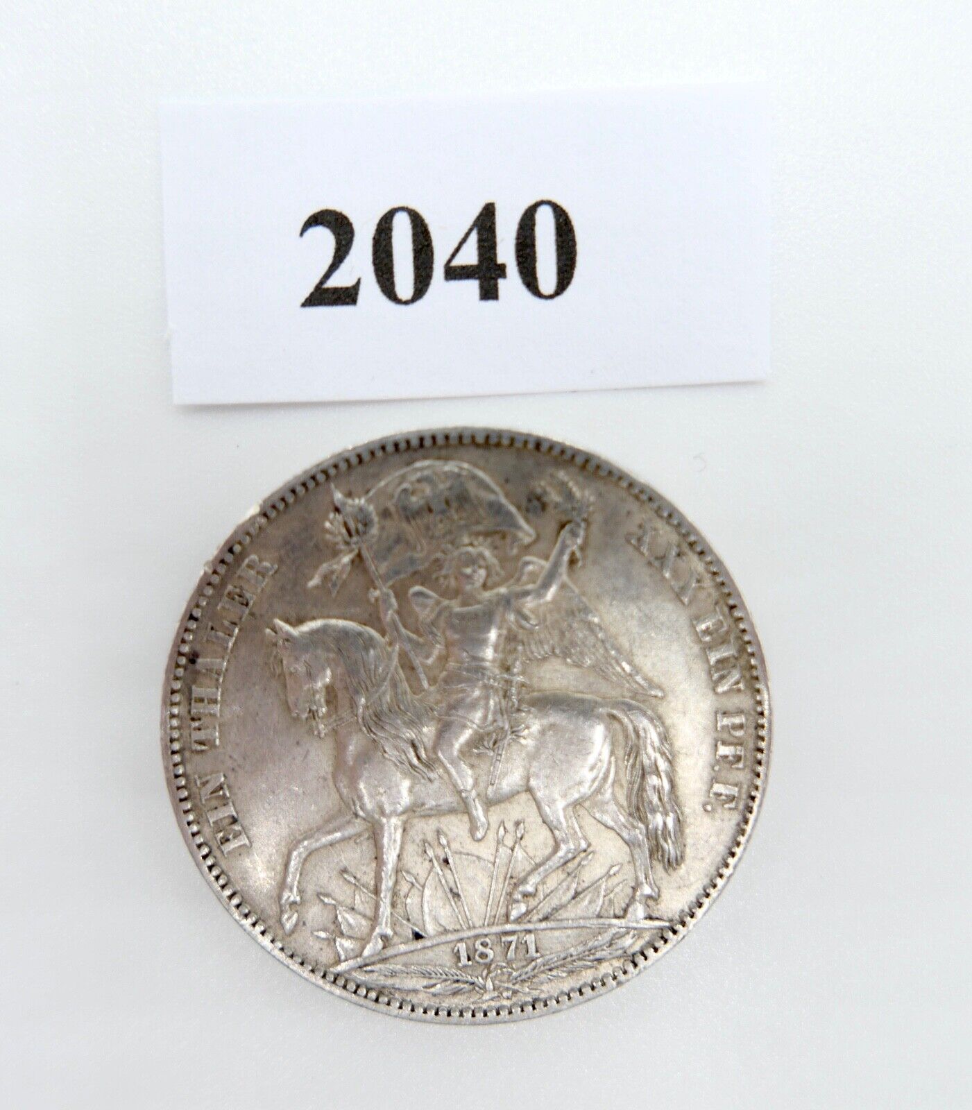1 Taler Thaler Johann König von Sachsen 1871 B ss-vz Silber - Antikhandel-Stuttgart