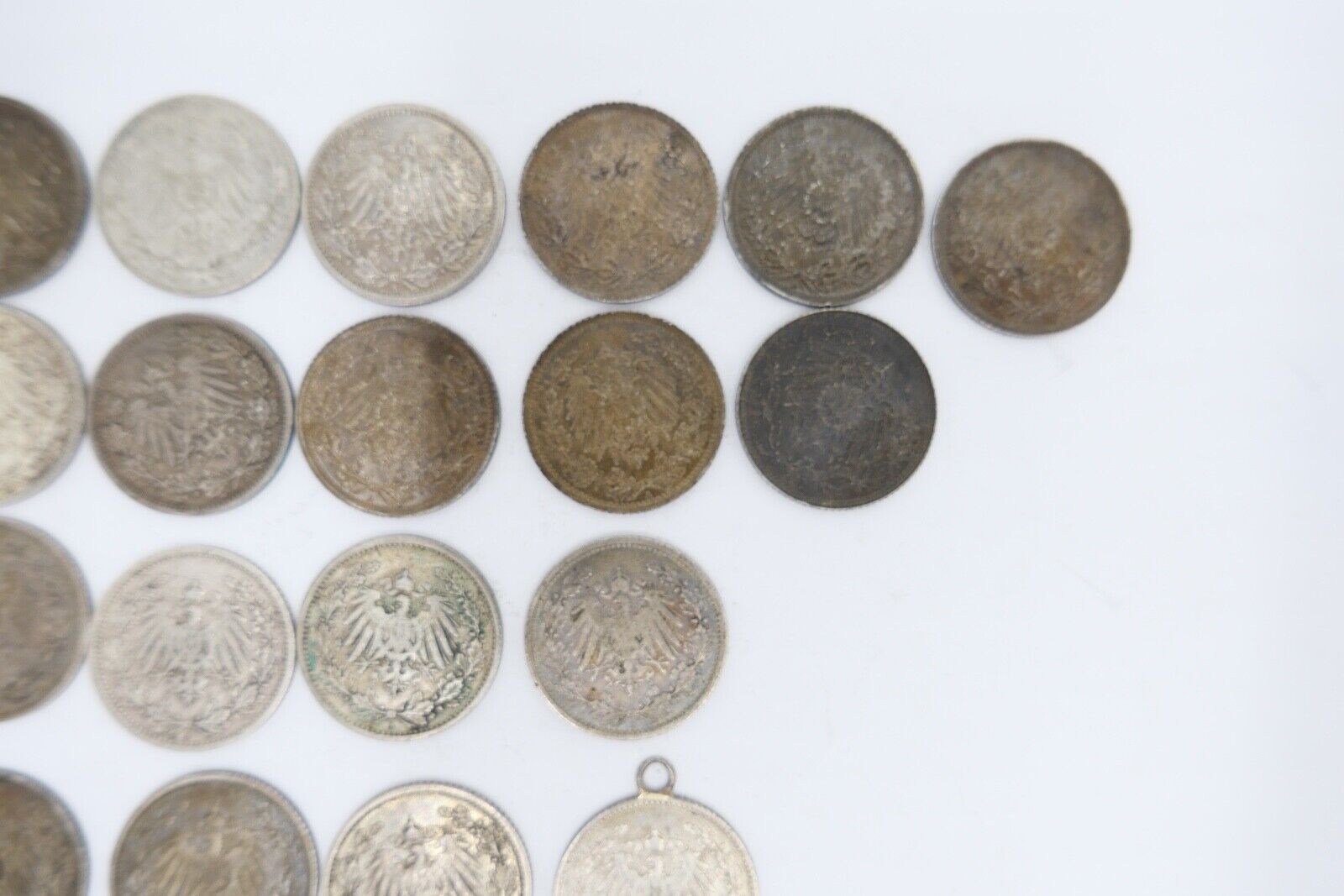 52x 1/2 Mark Jäger 16 / J.16 Silber 1905-1919 A D E F G ss-stg - Antikhandel-Stuttgart