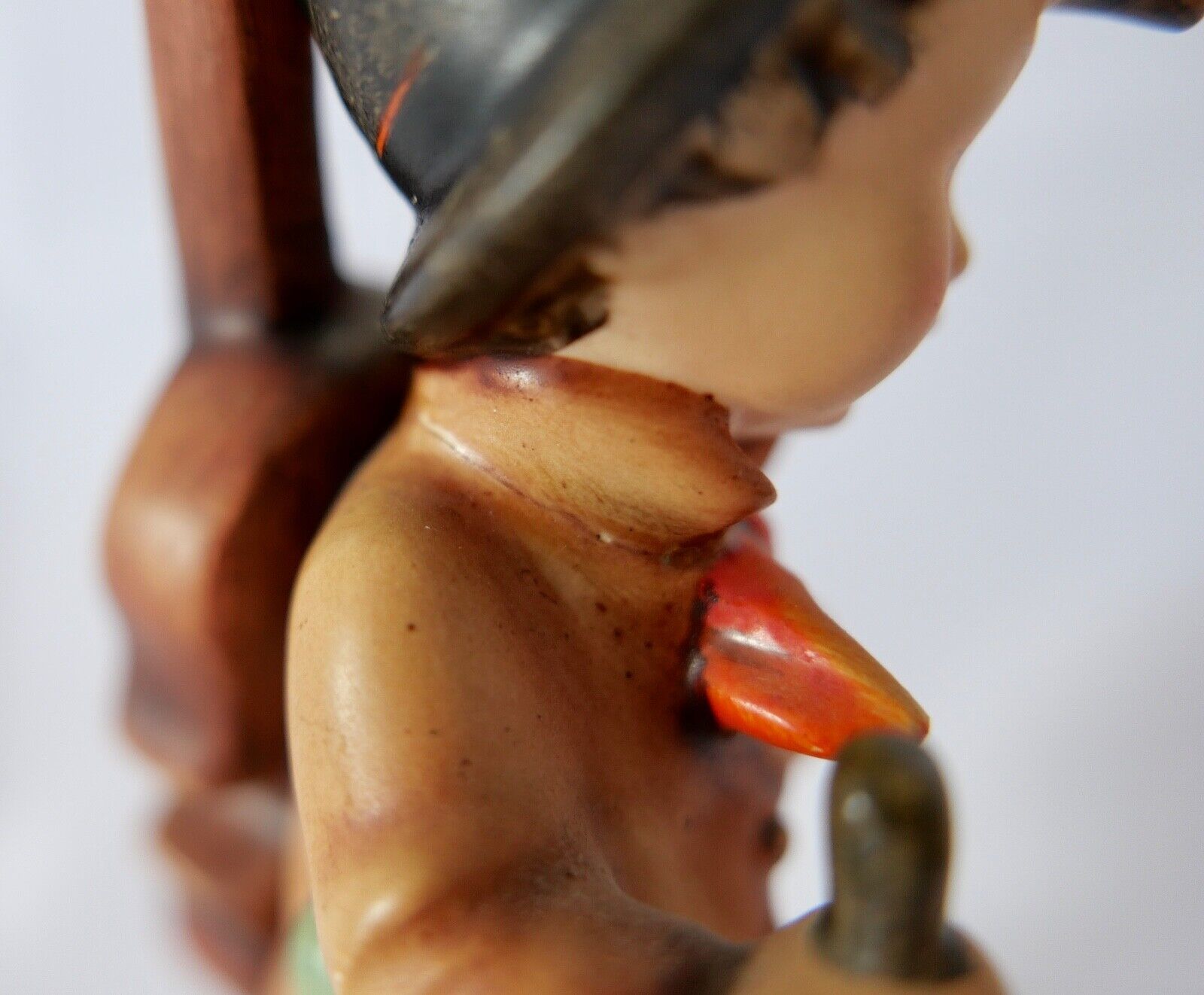 Orig Hummel Figur " Der Heimkehrer " Goebel 15,5 cm Porzellan 89/1 Baßgeiger - Antikhandel-Stuttgart