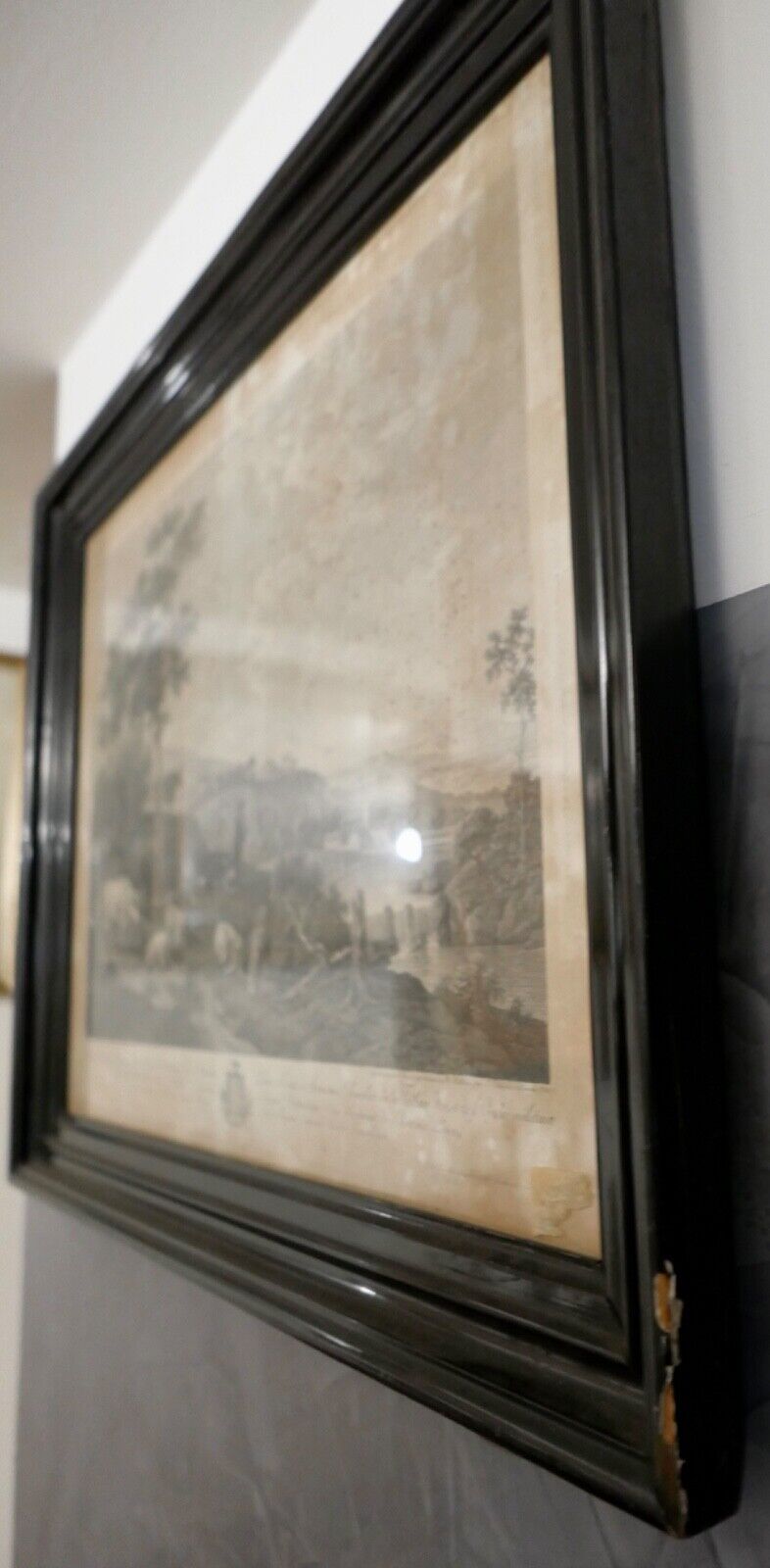 Alte Lithographie gerahmt " WIEN 1788 " Prince et Conte de Sternstein Schäfer - Antikhandel-Stuttgart