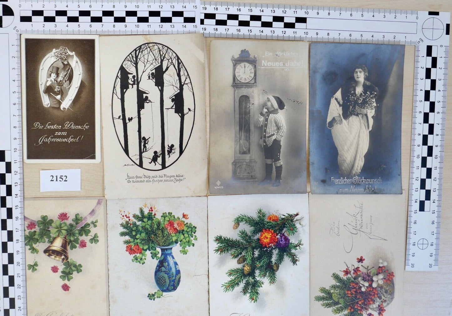 antike Ansichtskarten Postkarten GLÜCKWÜNSCHE NEUJAHR / NEUJAHRSWÜNSCHE dt.Reich - Antikhandel-Stuttgart