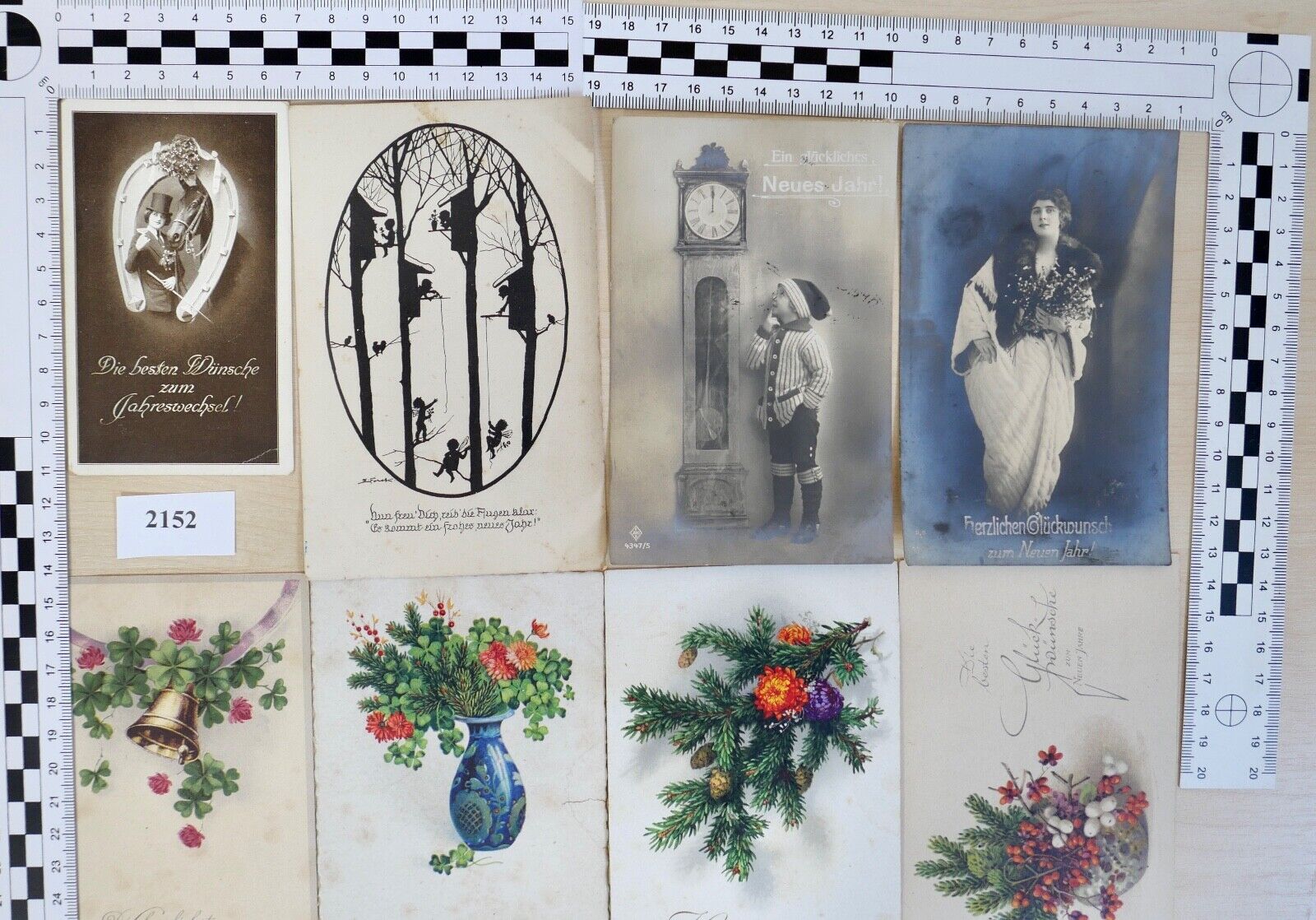 antike Ansichtskarten Postkarten GLÜCKWÜNSCHE NEUJAHR / NEUJAHRSWÜNSCHE dt.Reich - Antikhandel-Stuttgart