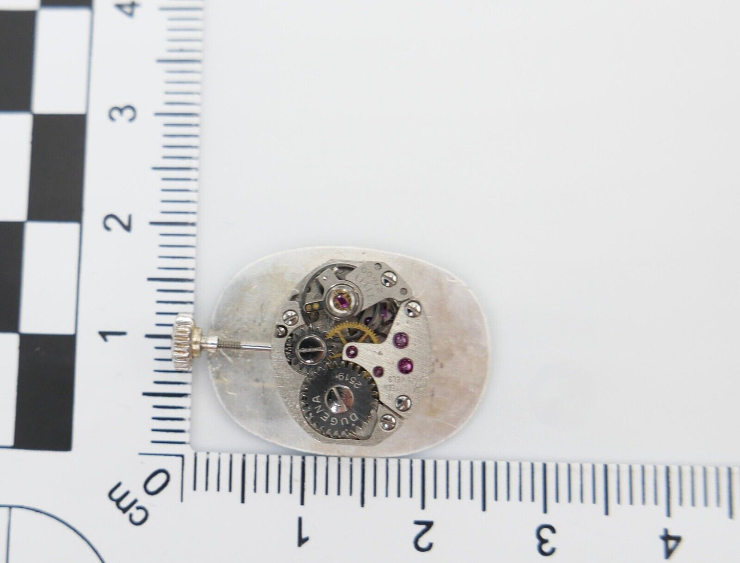 1970er Handaufzug DUGENA JEUNESSE 835 Silber Uhr Damenuhr seltenes Zifferblatt - Antikhandel-Stuttgart