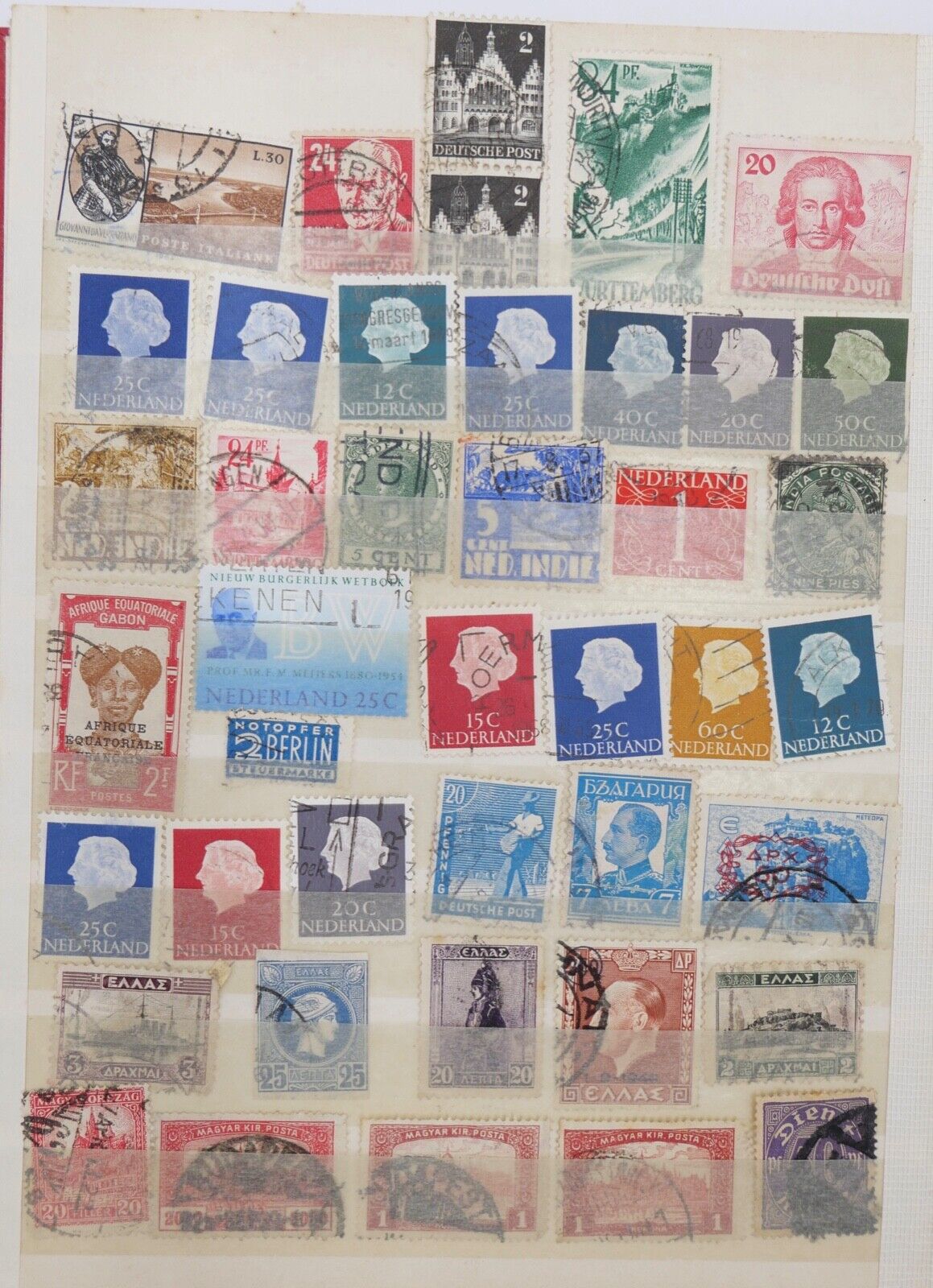 Konvolut LOT diverese Briefmarken internationale und Besatzungszonen - Antikhandel-Stuttgart