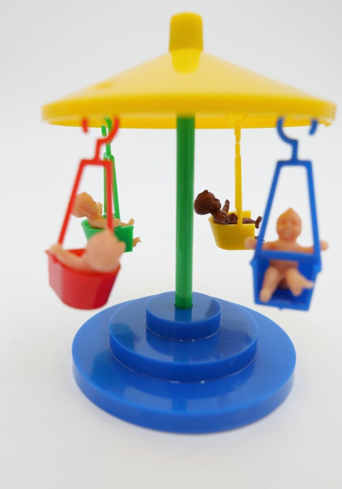 Altes Kettenkarussell old toy Ø: 6,5cm BREBA WEST GERMANY NEU 50/60er OVP - Antikhandel-Stuttgart