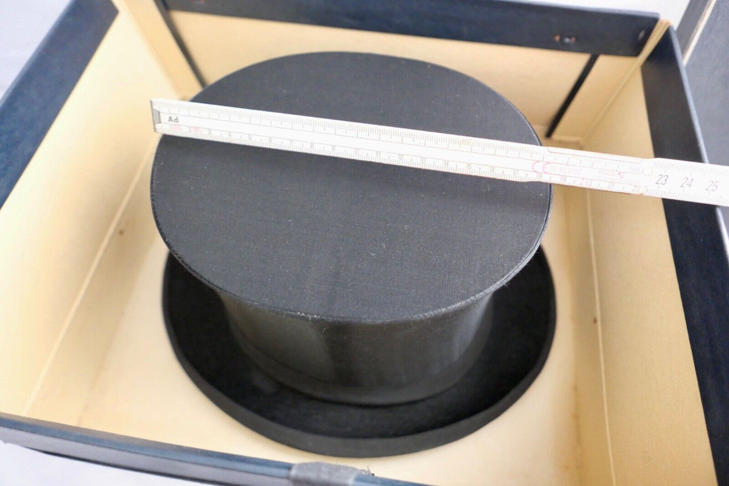 Falt Zylinder Chapeau Claque mit Hutschachtel Beste Marke D.R.P.233295 NEUwertig - Antikhandel-Stuttgart