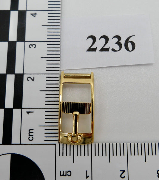 ORIGINAL alte OMEGA Dornschließe VERGOLDET PLAQUE Armbanduhr 8mm CLASP BUCKLE - Antikhandel-Stuttgart