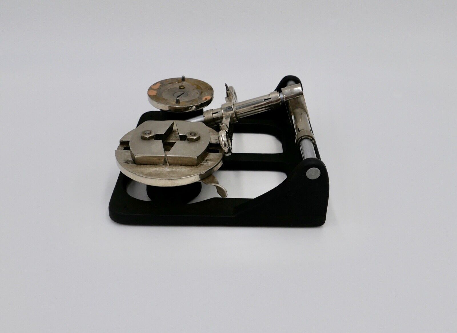 um 1920 SHUR-FIT JUNIOR ZELLULOID UHRENKRISTALL SCHNEID- UND ANPASSMASCHINE - Antikhandel-Stuttgart