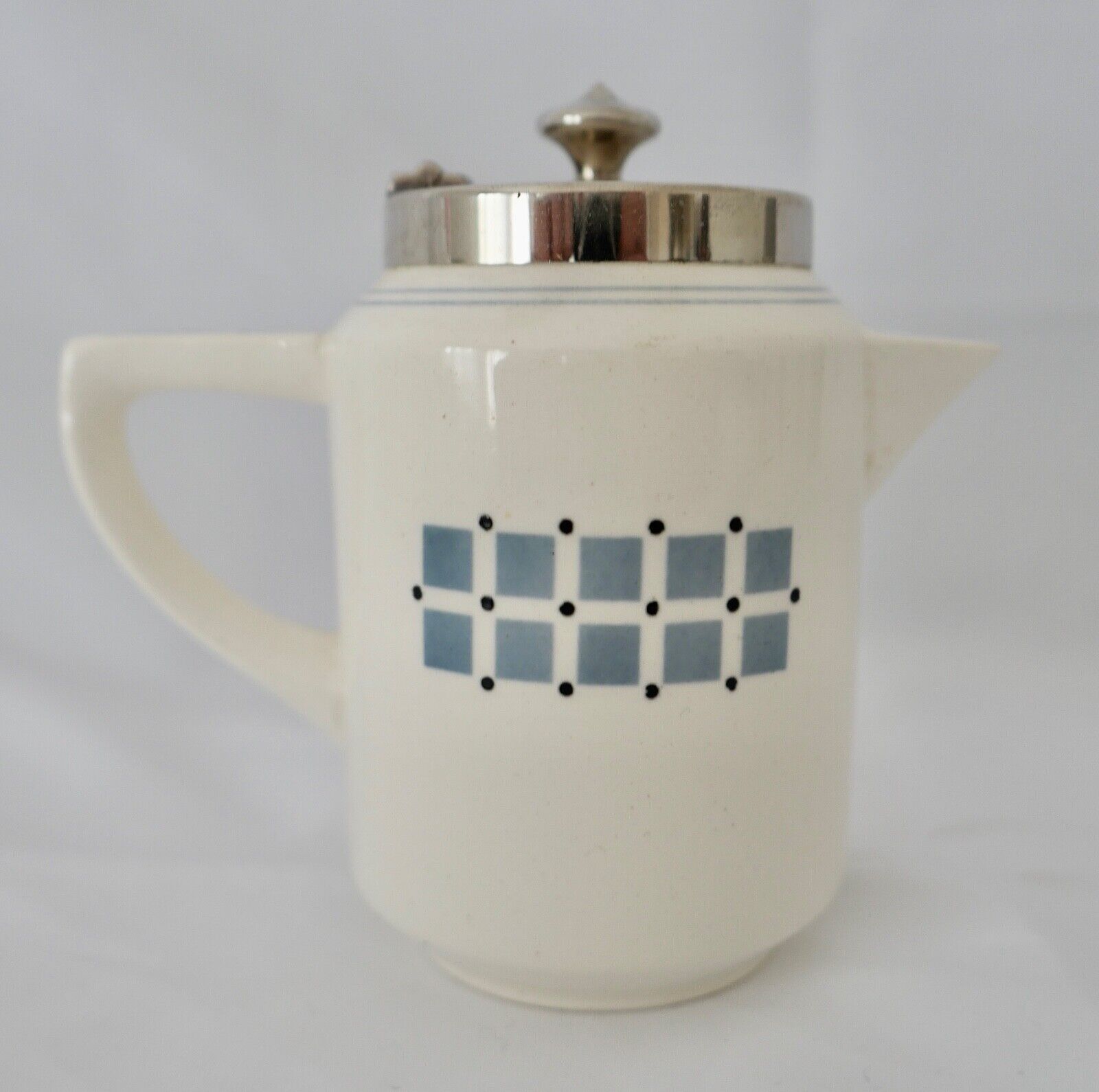 Jugendstil WMF Milchkanne Milchkännchen Dec 1876a J. M. Olbrich Wächtersbach - Antikhandel-Stuttgart