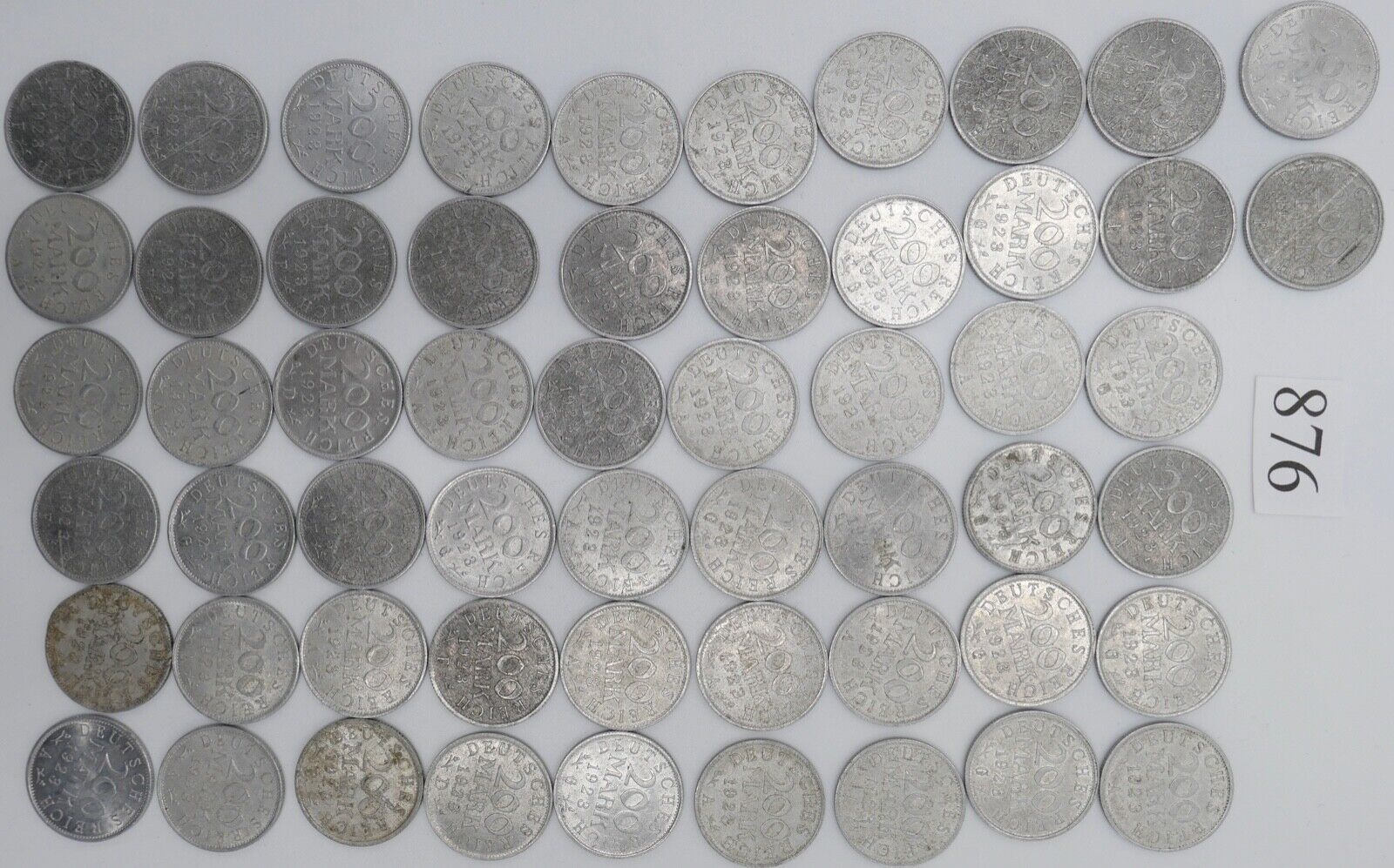 Weimarer Republik 200 Mark Deutsches Reich Ersatz & Inflationsmünzen 1923 J.304 - Antikhandel-Stuttgart