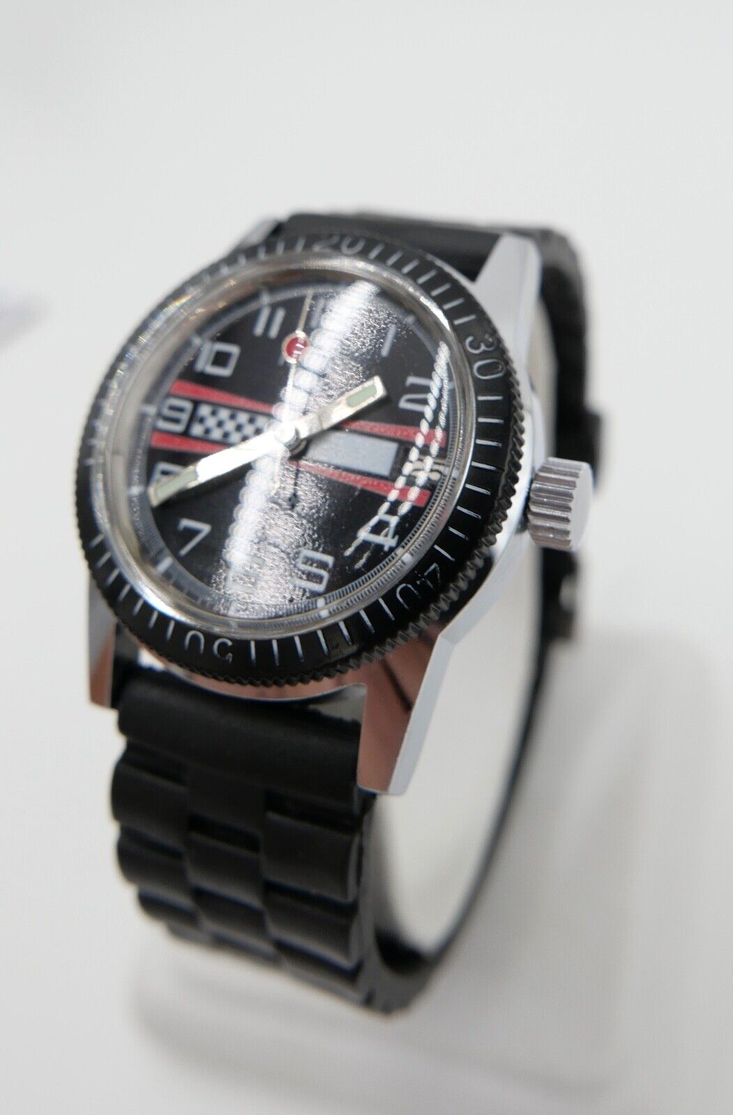 Vintage " RELAY DIVER " Taucheruhr watch Armbanduhr Uhr Herren Kal. cal AP C164 - Antikhandel-Stuttgart