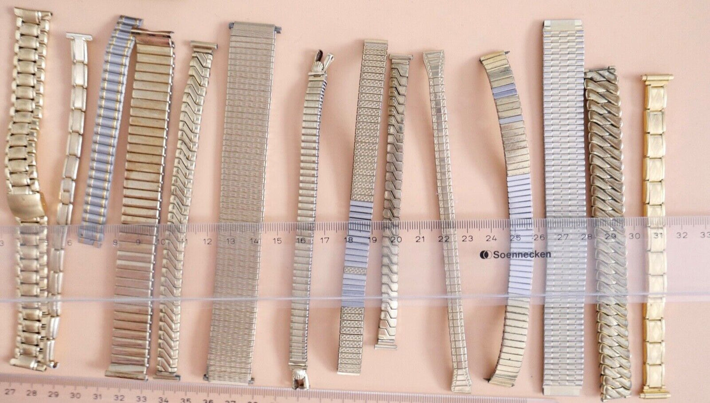 NEU Konvolut 57 Uhrenarmbänder Armband Uhren Juwelierauflösung Gold Racing POLO - Antikhandel-Stuttgart