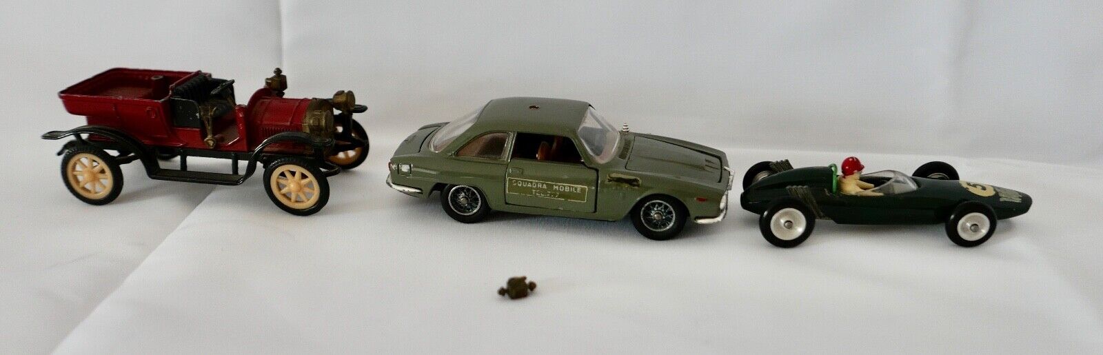 Posten 3 Stück Politoys Ziss-Modell Solido Modellauto BRM Alfa 2600 Adler 1905 - Antikhandel-Stuttgart