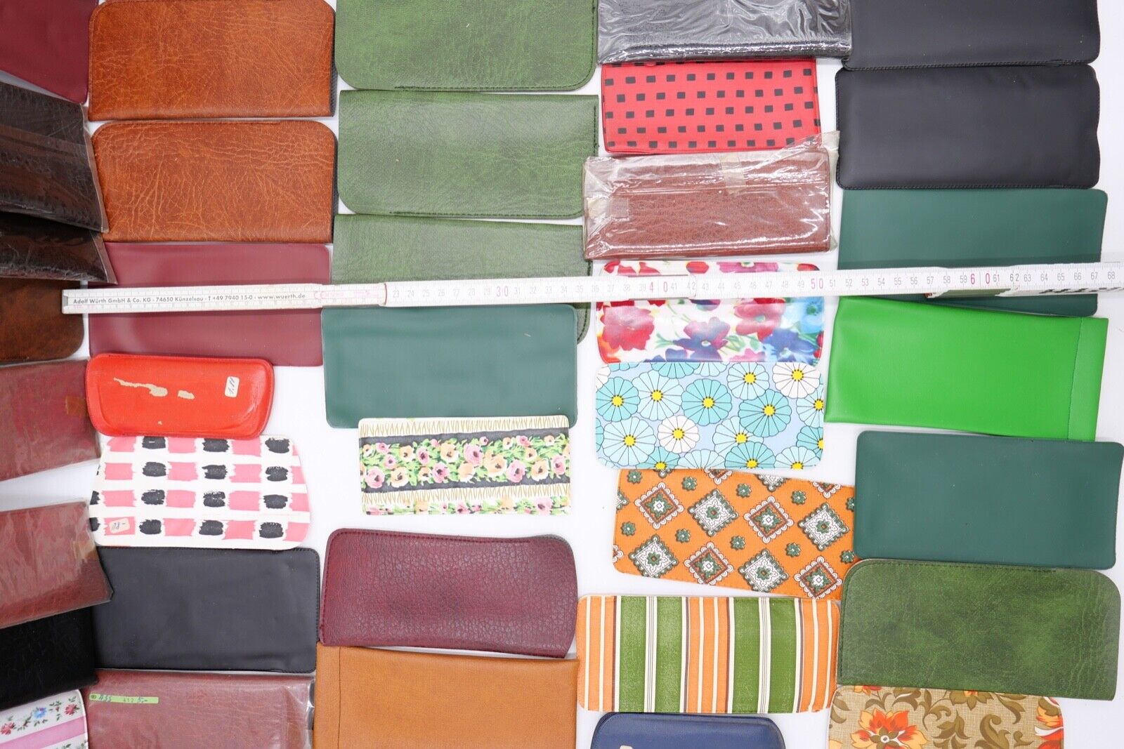 52x Brillen Etui 1970er 1980er Jahre original Retro Vintage Posten Konvolut NEU - Antikhandel-Stuttgart