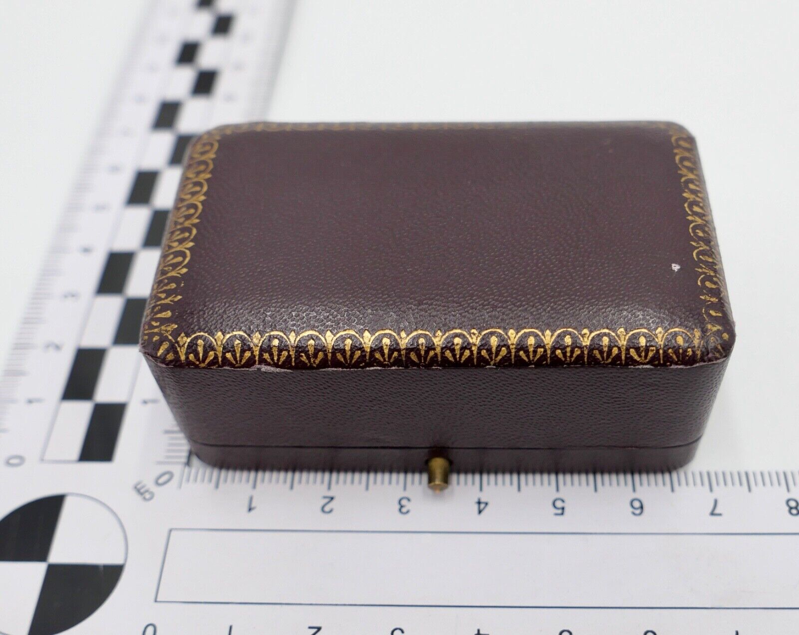 Altes Schmuck Etui / Schatulle Ring Brosche 1930-1940er Jahre - Antikhandel-Stuttgart