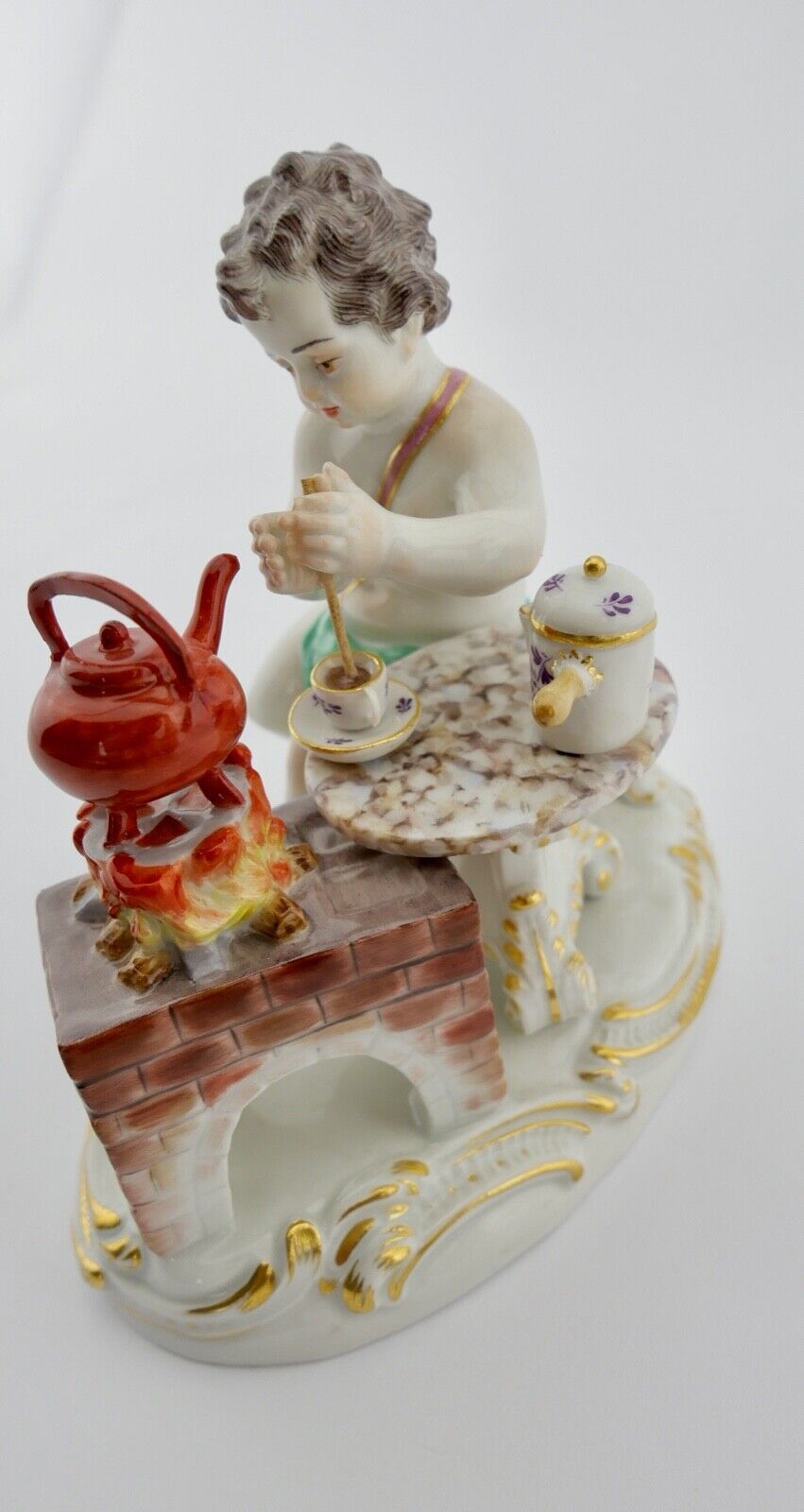 Meissen Figur Nr. 70656 " Allegorie des Feuers " J.J. Kändler - Antikhandel-Stuttgart
