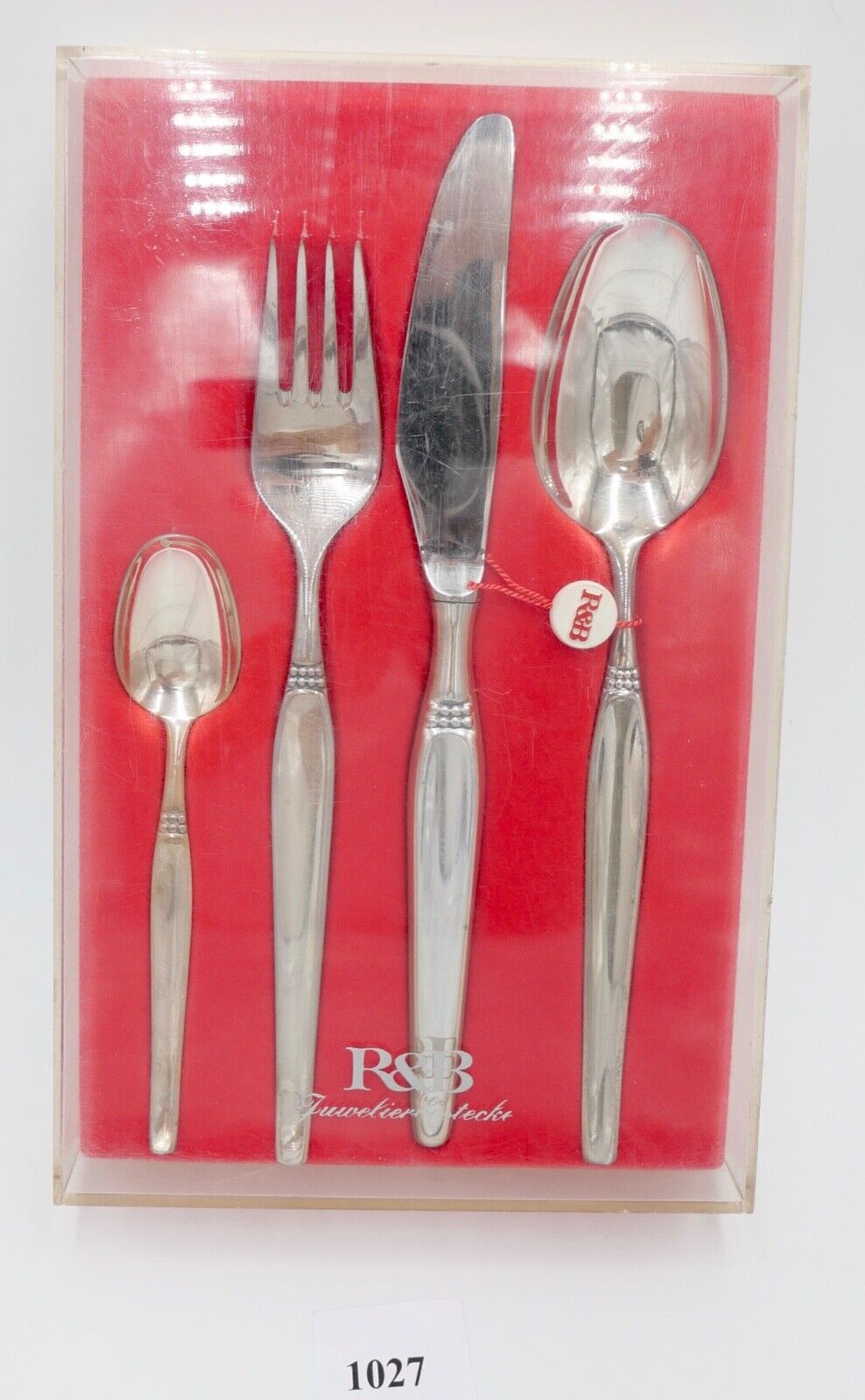 - NEU - OVP 4 Tlg R&B ROYAL ROBBE & BERKING Menübesteck 90er Silber - Antikhandel-Stuttgart