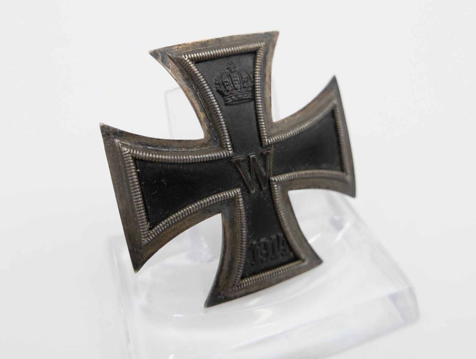 Selten Eisernes Kreuz EK1 1914 Deutsches Reich 1. WK Silber 800 KMST DRGM - Antikhandel-Stuttgart