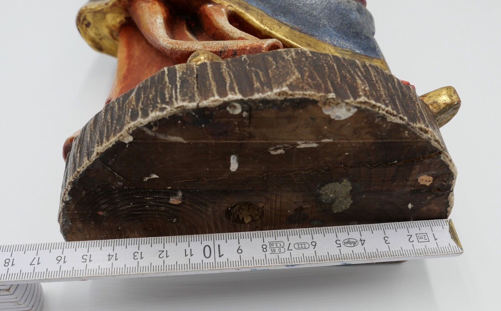 Alte Holzfigur 53cm Holz Heilige Elisabeth Schnitzer Adolf Kasslatter SÜDTIROL - Antikhandel-Stuttgart