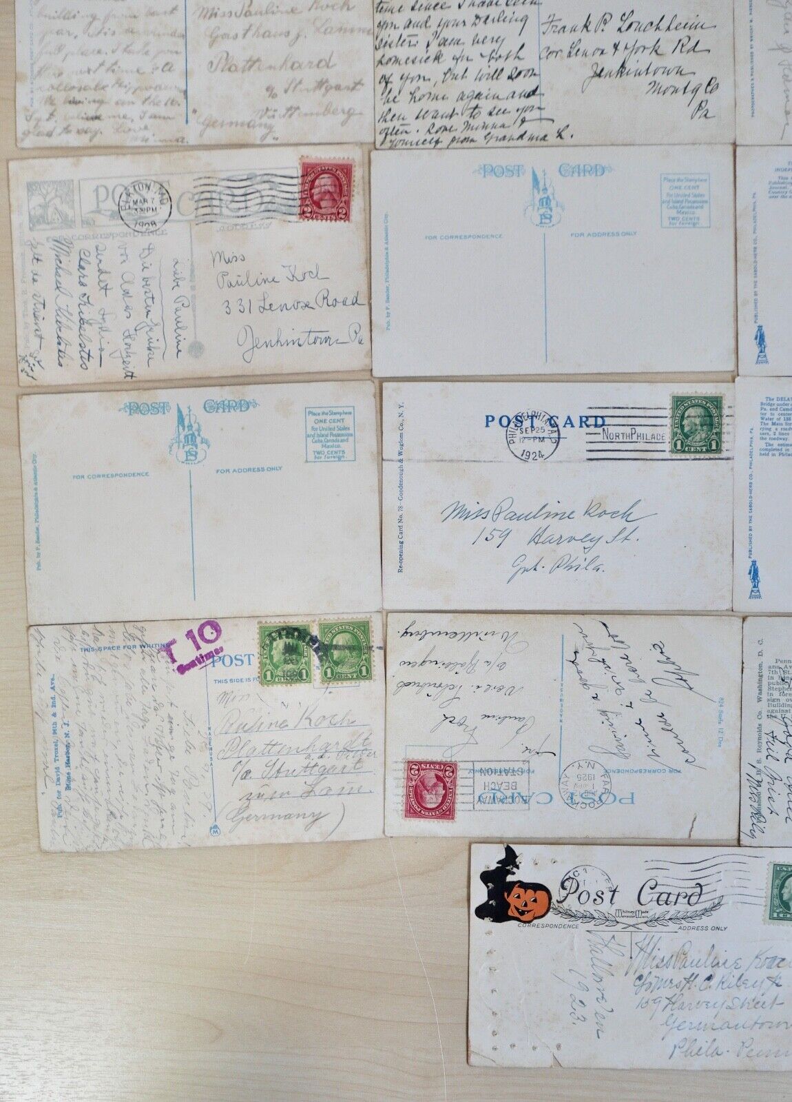 antike Ansichtskarten Postkarten Briefmarke Washington Chicago Philadelphia USA - Antikhandel-Stuttgart