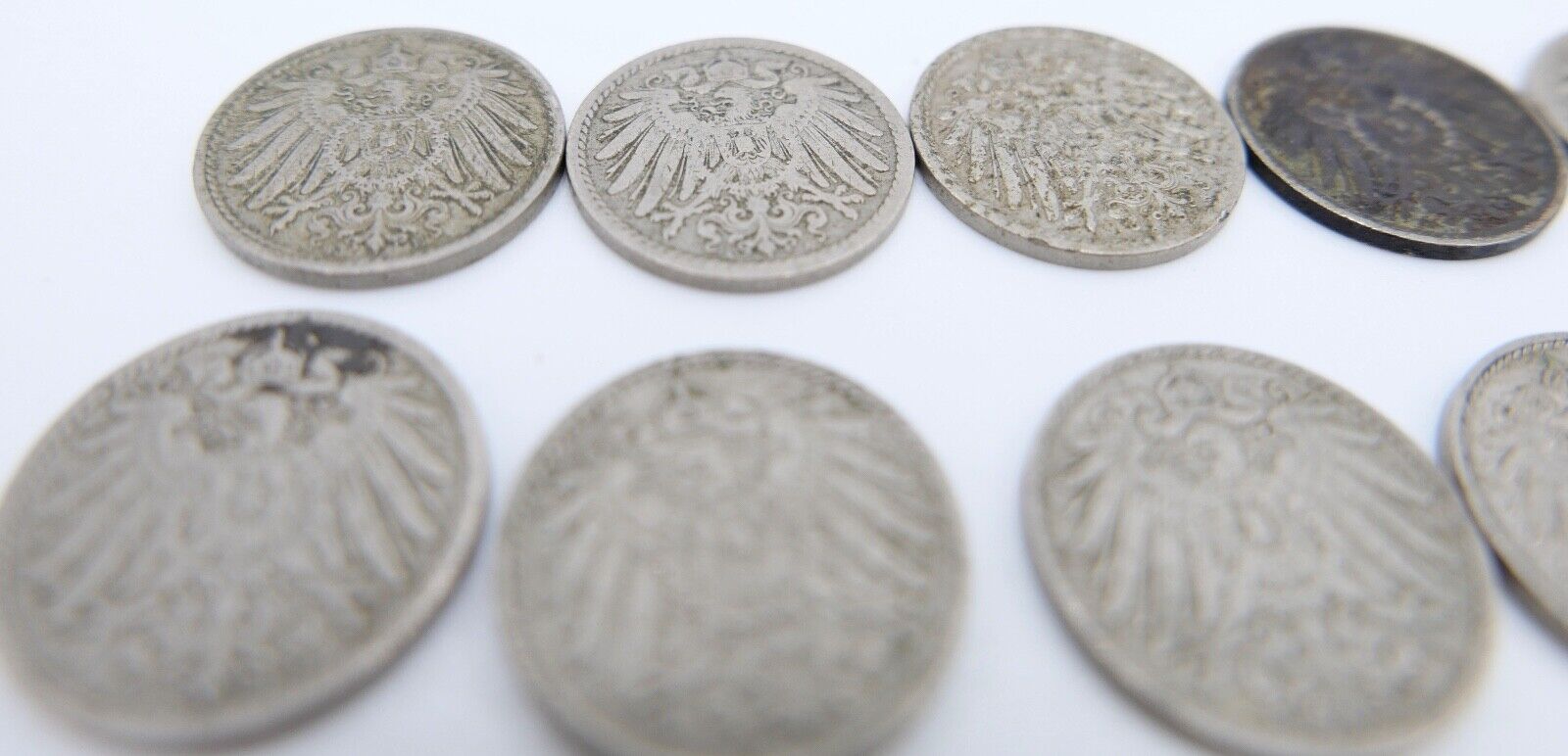 19x 5 Pfennig Kaiserreich 1894-1912 Jäger J. 12 s - vz schön - vorzüglich - Antikhandel-Stuttgart