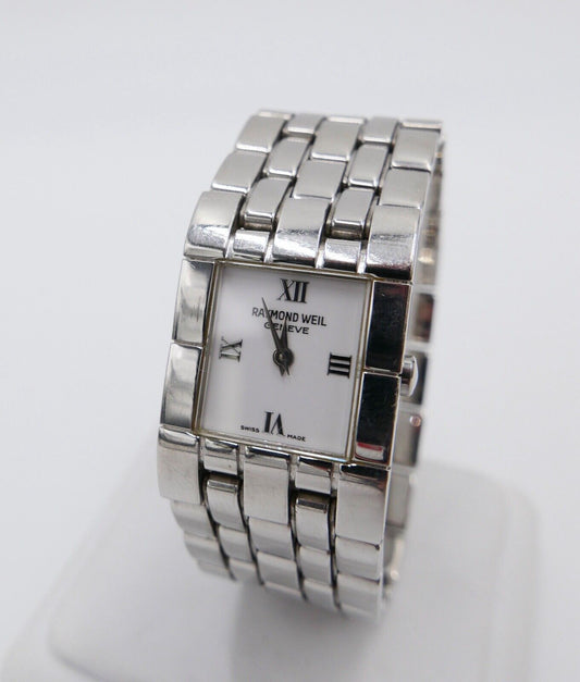 Raymond Weil Tema Quarz Damenuhr 5887 / P 154138 Edelstahl - Antikhandel-Stuttgart