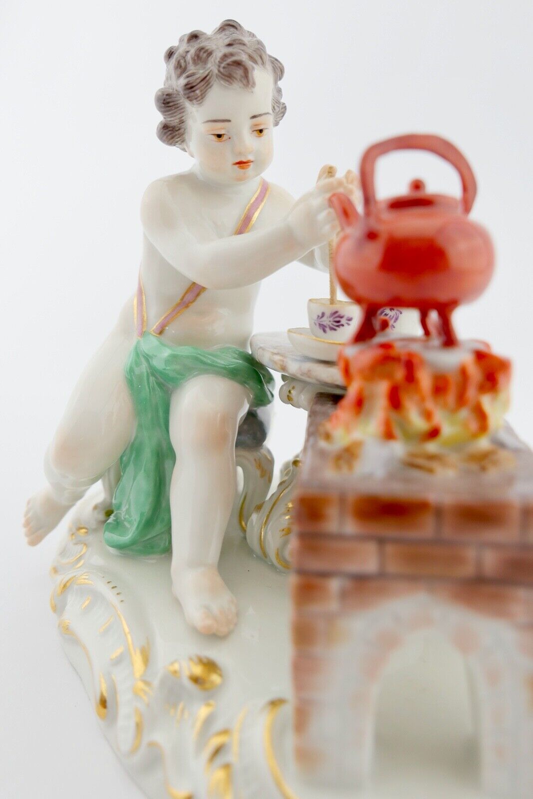 Meissen Figur Nr. 70656 " Allegorie des Feuers " J.J. Kändler - Antikhandel-Stuttgart