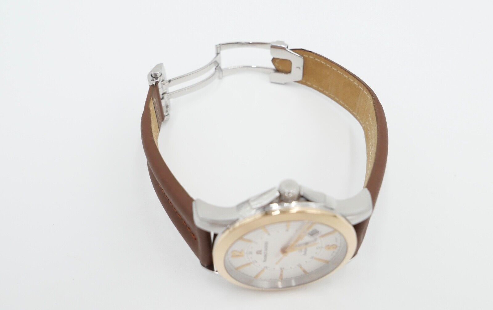 Maurice Lacroix Pontos PT 6068 GMT Automatic 18K / 750 Gold Armbanduhr Watch - Antikhandel-Stuttgart