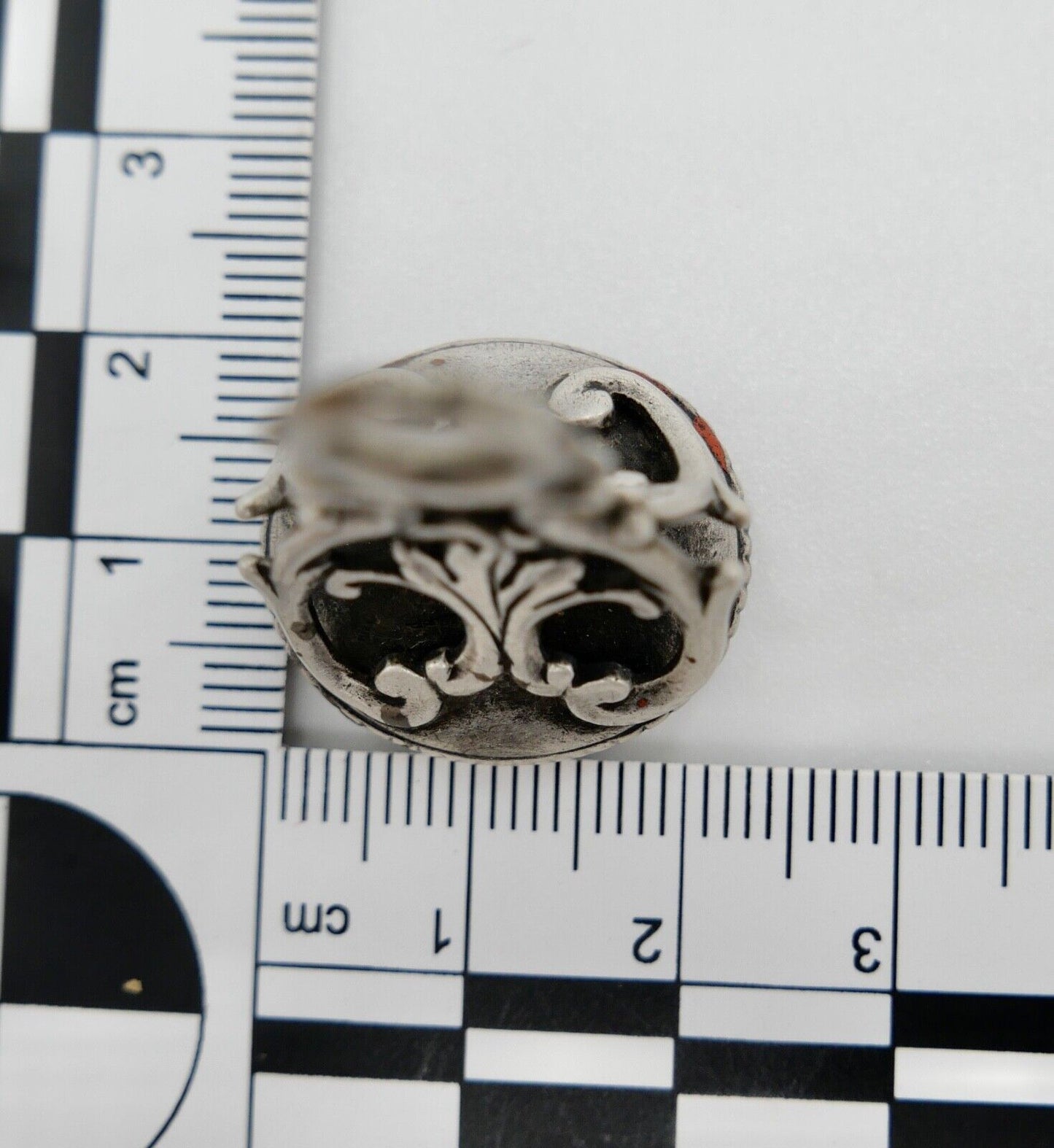 Antike Petschaft Siegel Wappen um 1800 Karneol Silber Adlig 18.-19. Jh - Antikhandel-Stuttgart