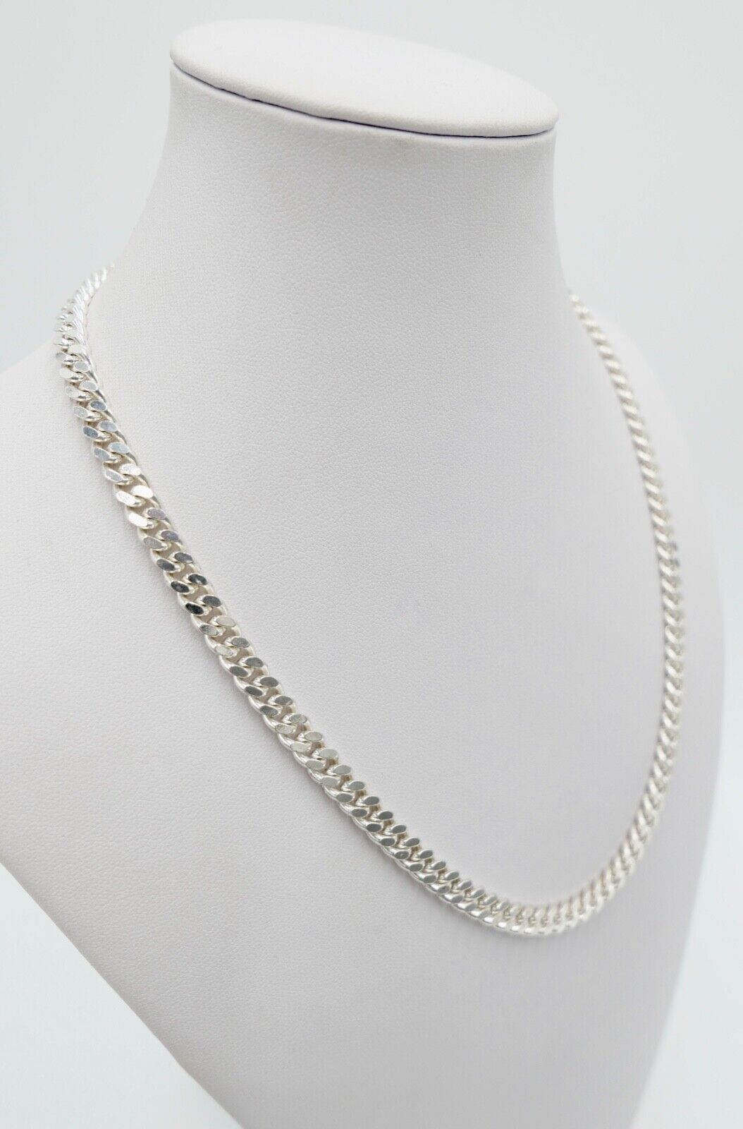 80er Massive Herren Panzerkette CMS 835 Silber Kette 51 cm 49,8 Gr Silver - Antikhandel-Stuttgart