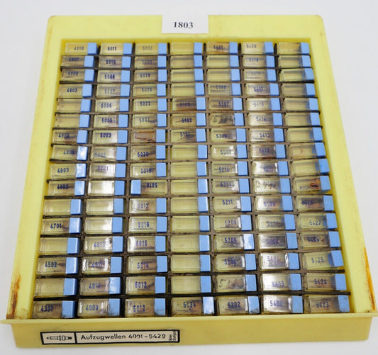 Konvolut AUFZUGSWELLE / AUFZUGSWELLEN 4001 - 5429 NEU BOLEY ( NOS ) - Antikhandel-Stuttgart