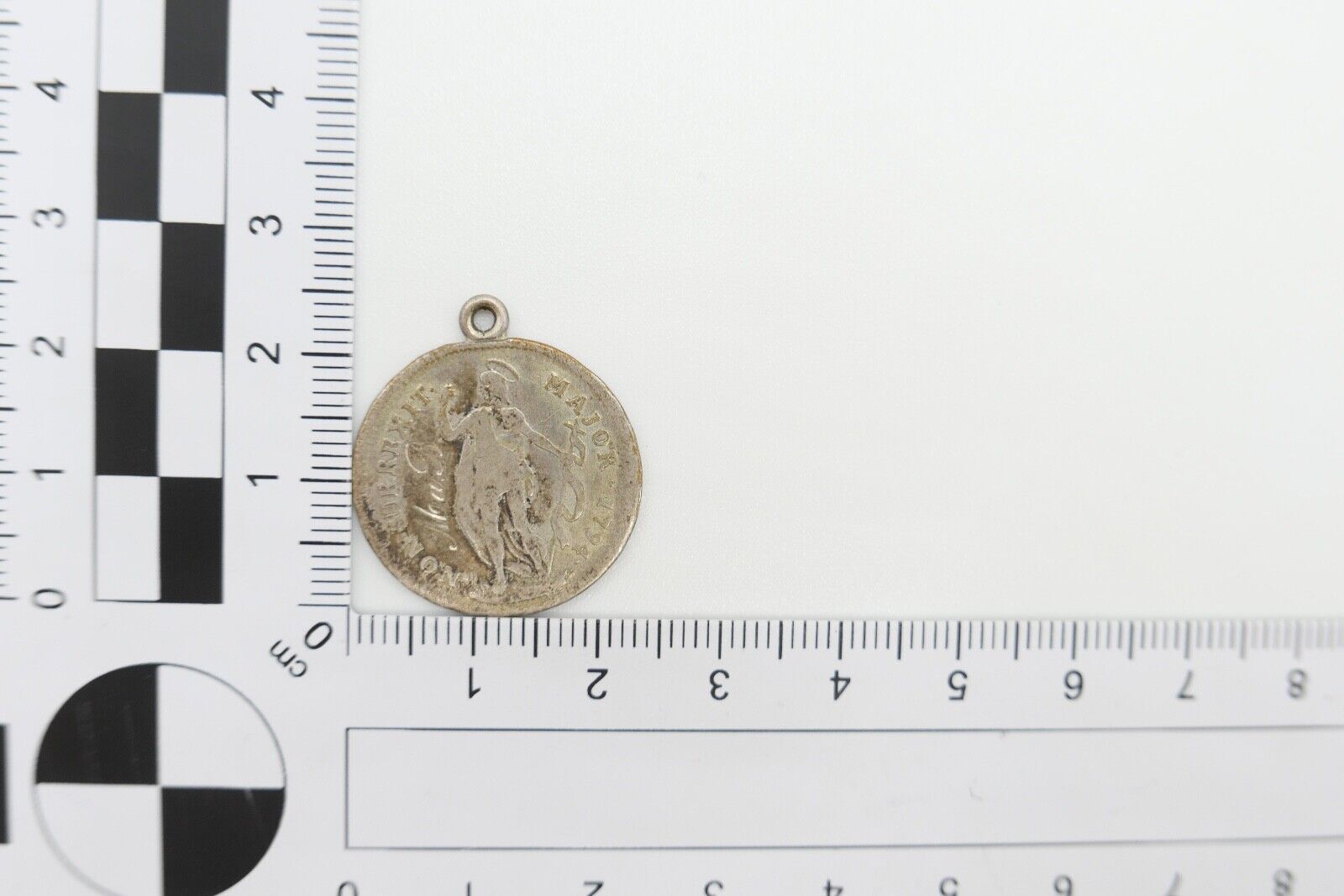 Italien Genua 1 Lire Silber 1794 mit Öse und Gravur ss-vz - Antikhandel-Stuttgart