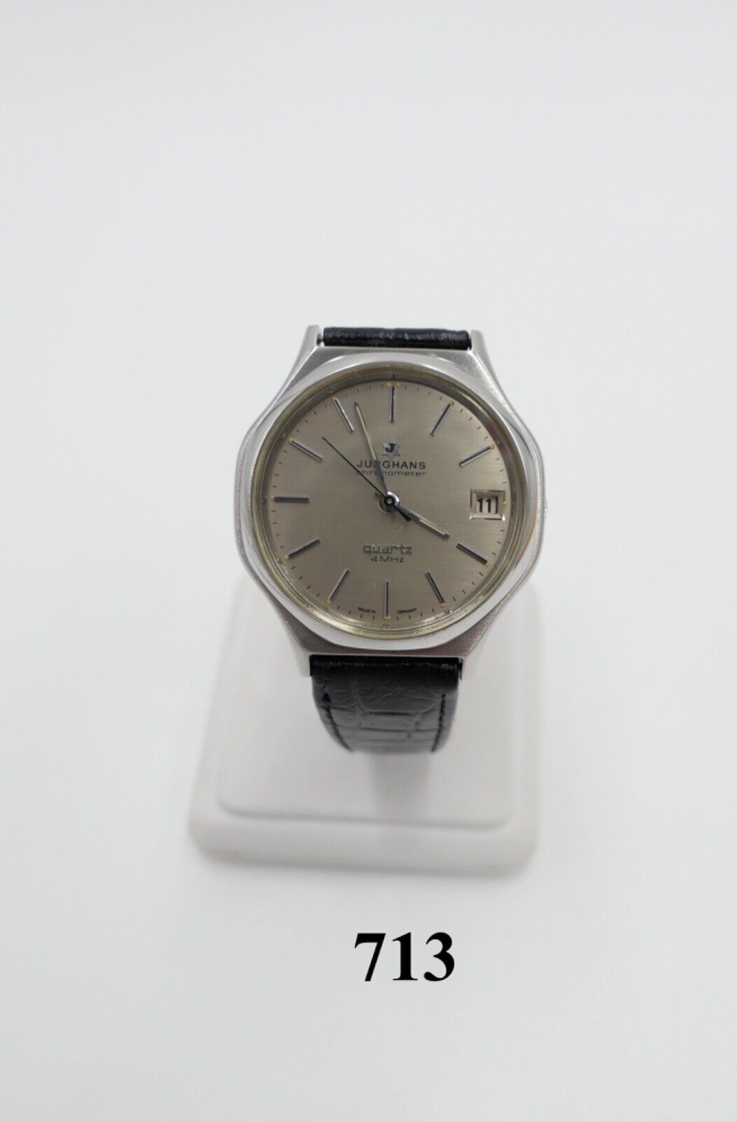 1970er JUNGHANS Quartz 4 MHz Chronometer Ref. 13/4880 Seltenes Stück Cal. 667.26 - Antikhandel-Stuttgart