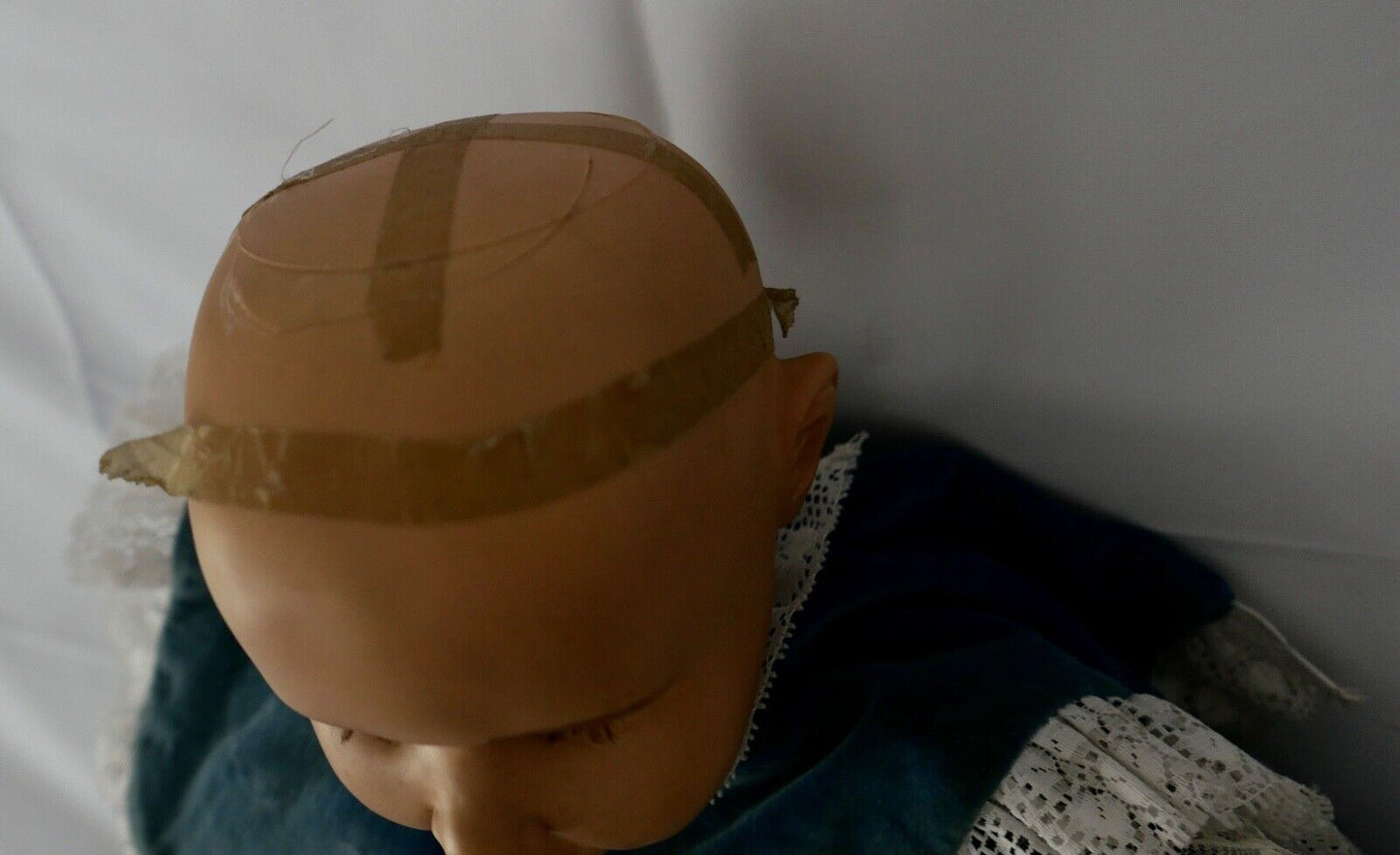 Alte Hildegard Günzel Vinyl Puppe China 75 cm Mädchen ( WERA ) - Antikhandel-Stuttgart