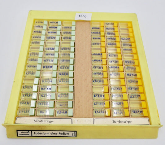 Konvolut Minuten Stunden Zeiger NEU BOLEY ( NOS ) Fadenform ohne Radium - Antikhandel-Stuttgart